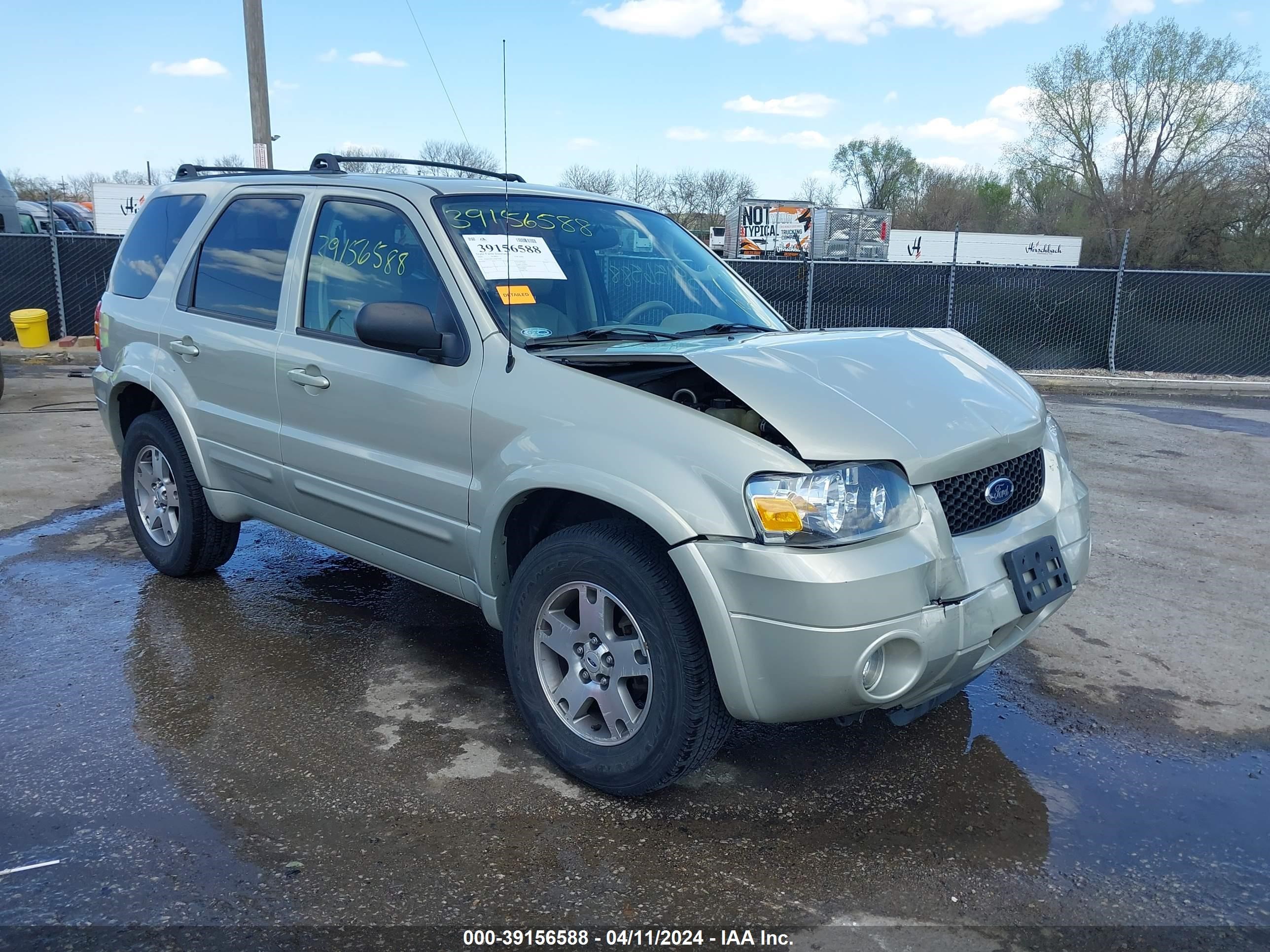 FORD ESCAPE 2005 1fmyu04155kb76267