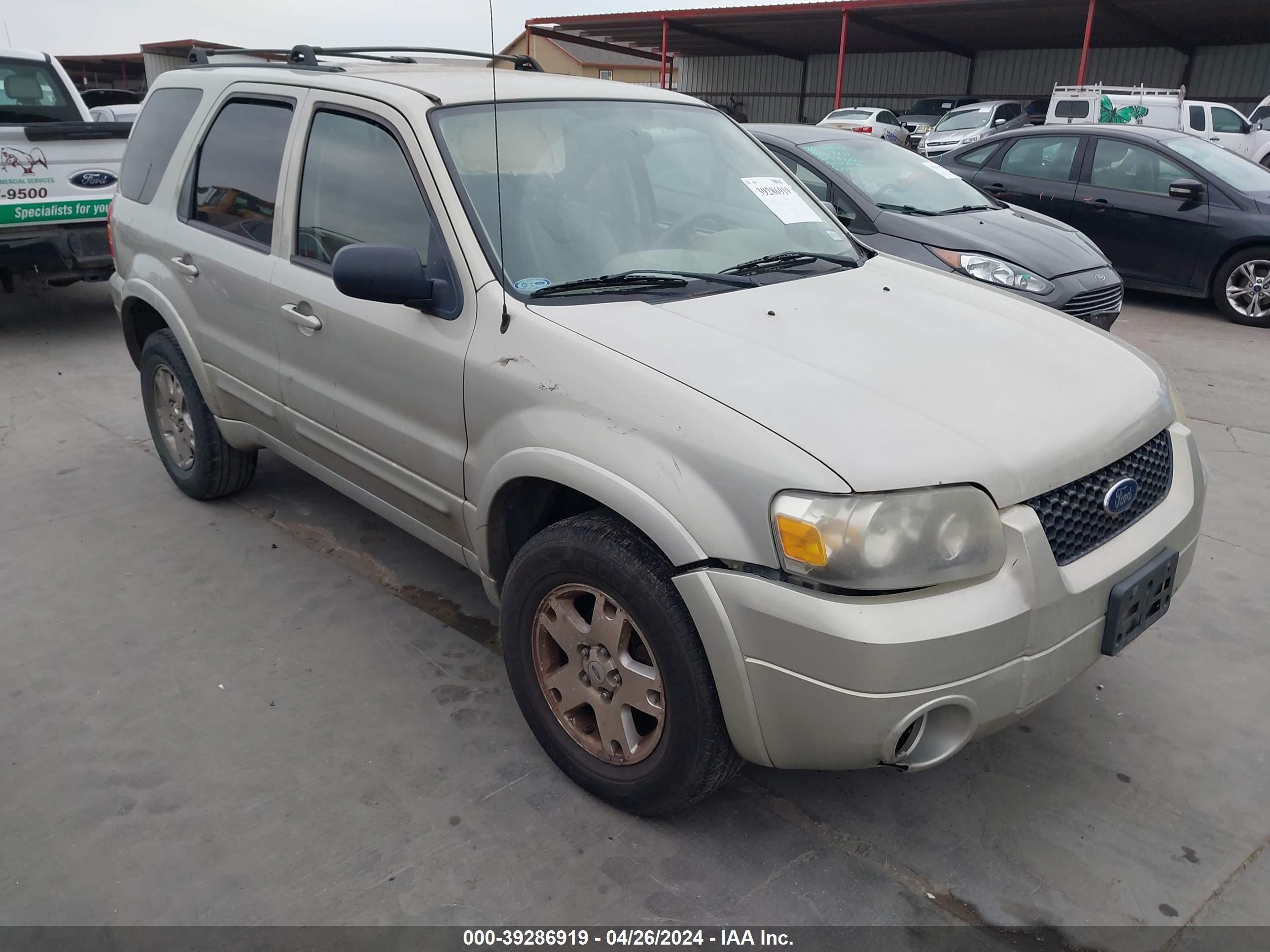 FORD ESCAPE 2005 1fmyu04165kb20063