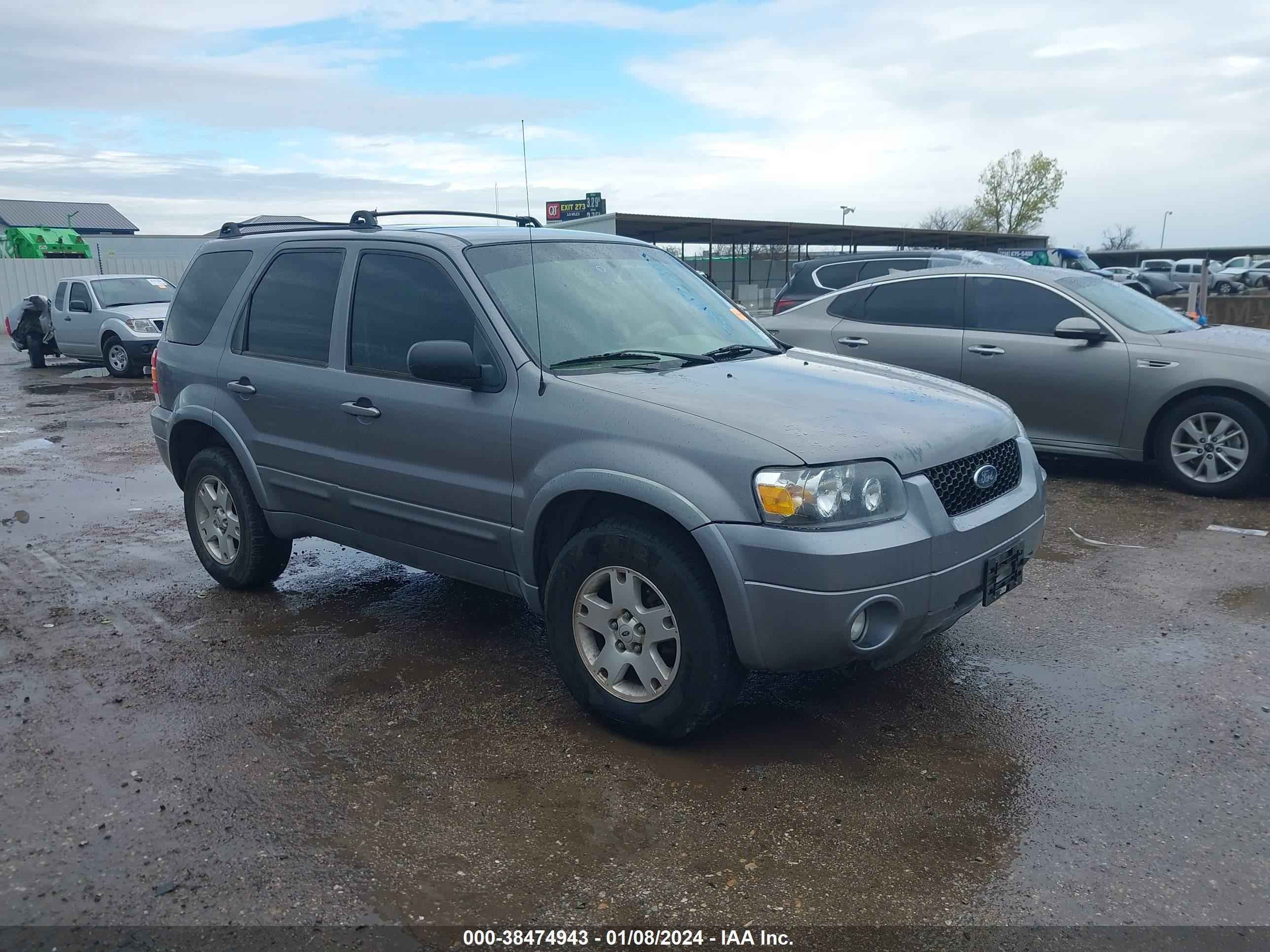 FORD ESCAPE 2007 1fmyu04177ka75332