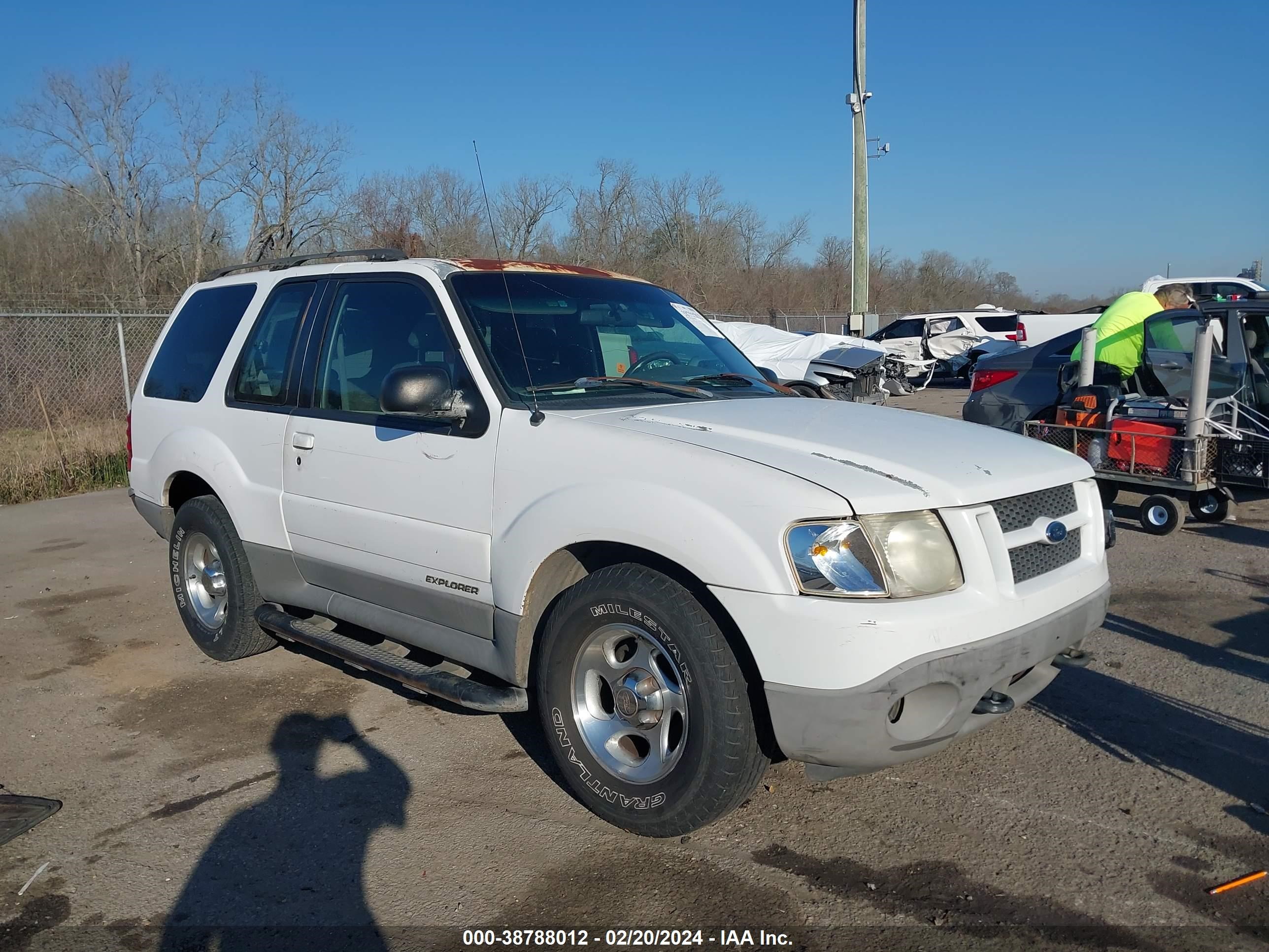 FORD EXPLORER 2001 1fmyu70ex1ua05921