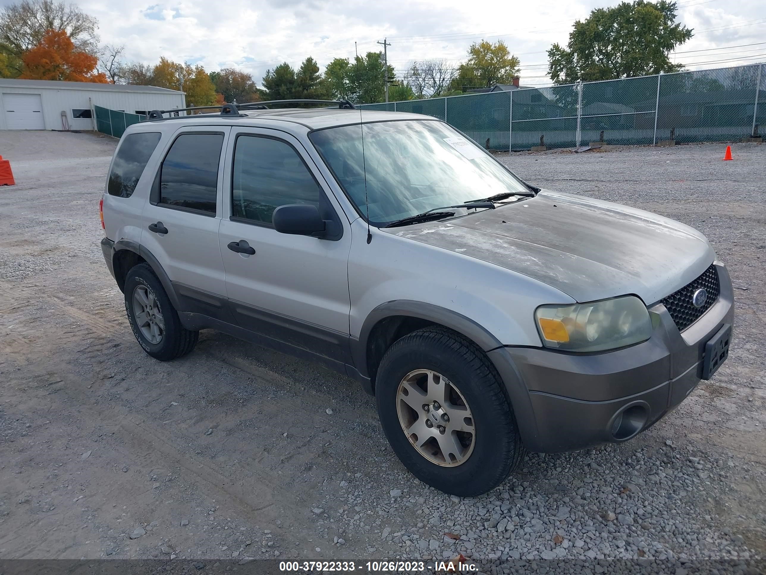 FORD ESCAPE 2005 1fmyu93175kb10549