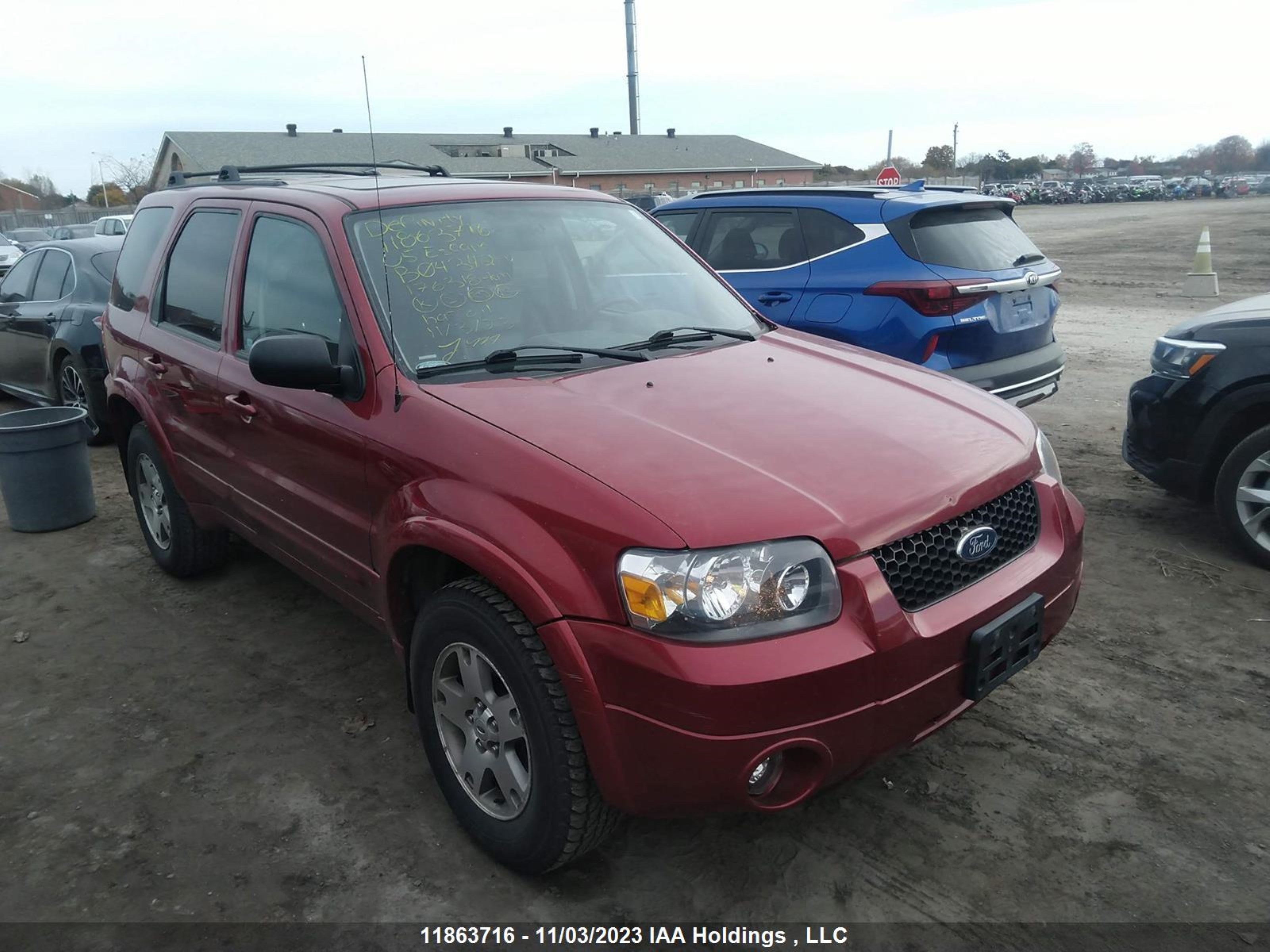 FORD ESCAPE 2005 1fmyu94115kb04342