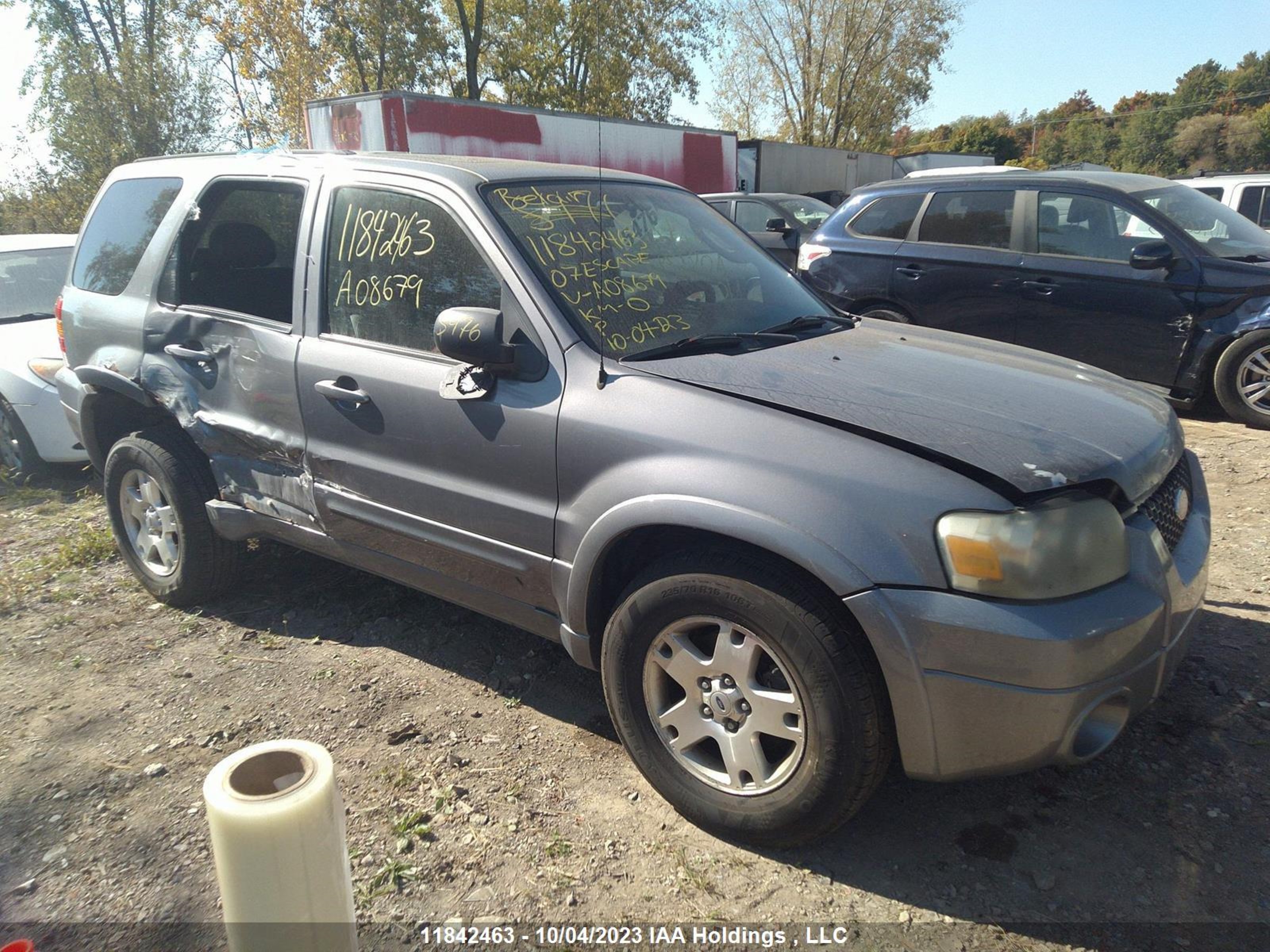 FORD ESCAPE 2007 1fmyu94117ka08679