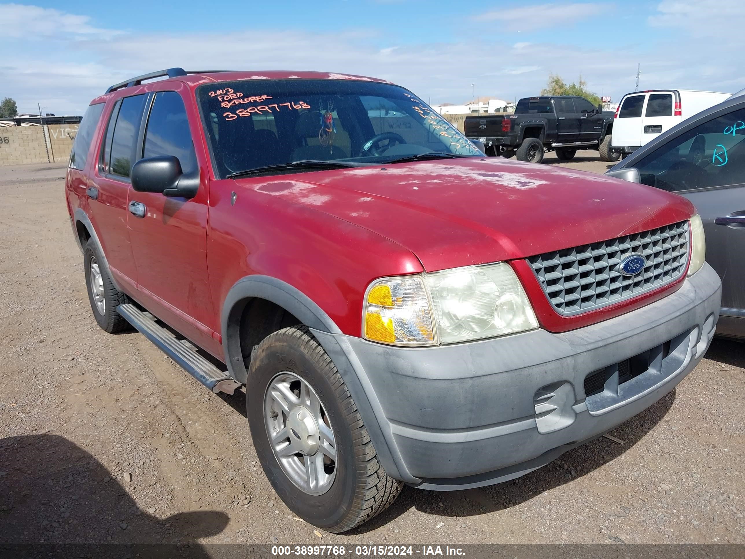 FORD EXPLORER 2003 1fmzu62k33ua30566