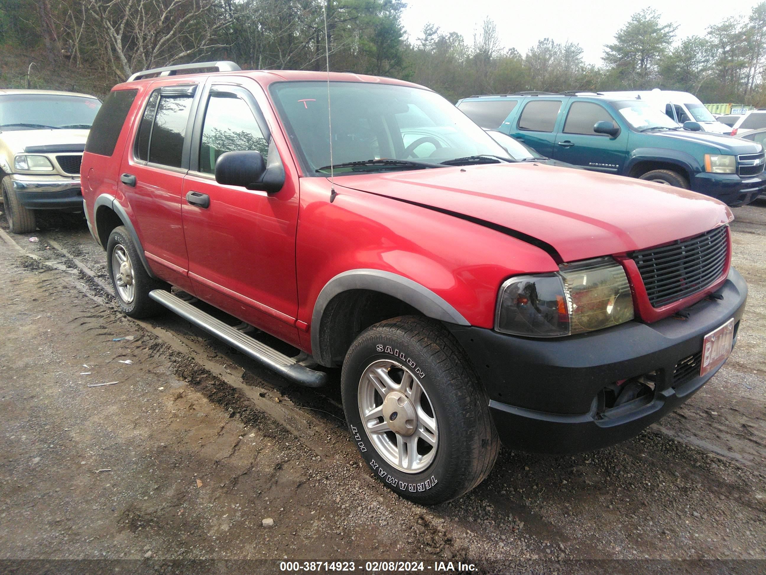 FORD EXPLORER 2003 1fmzu62kx3ua14087