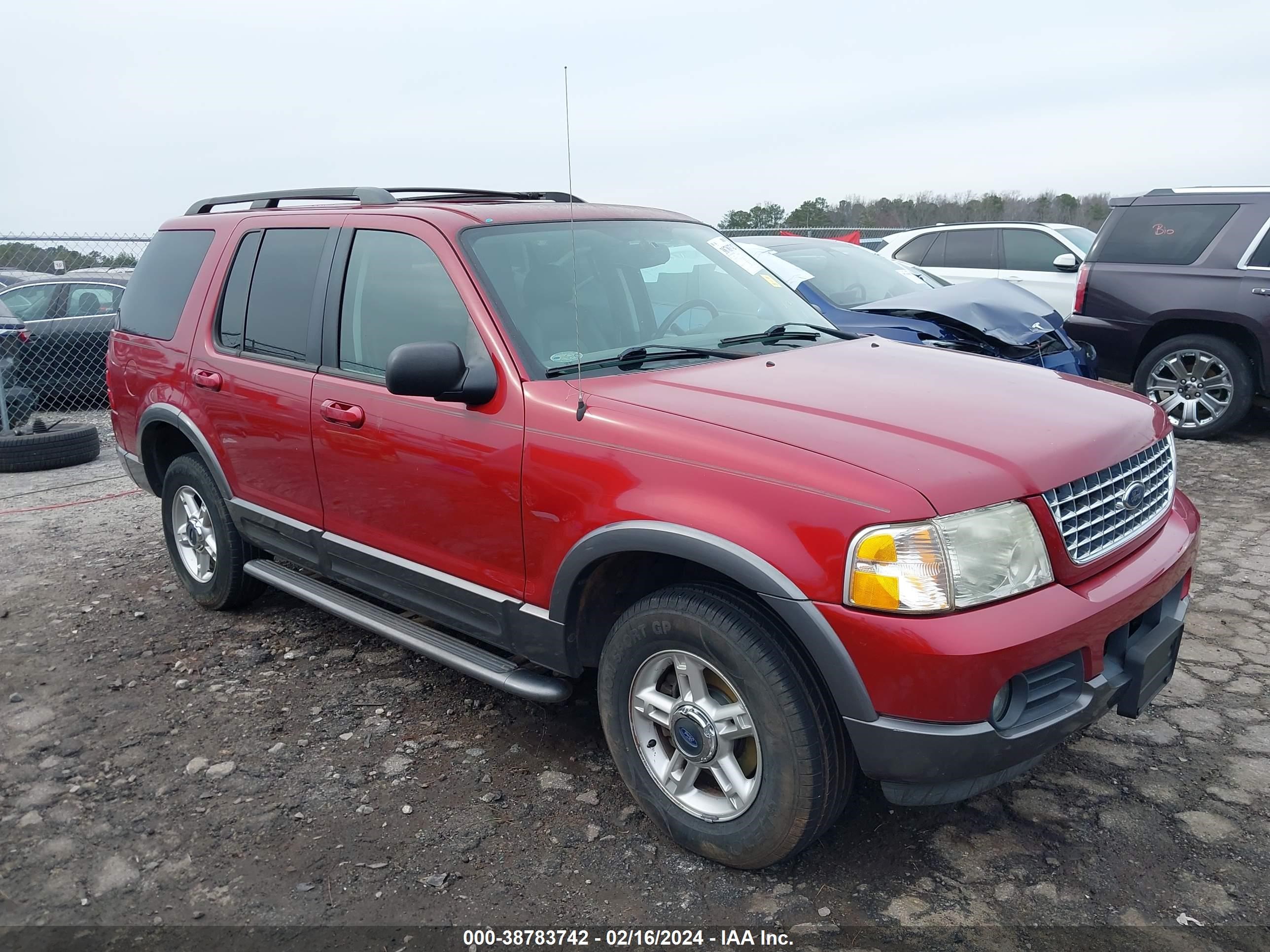 FORD EXPLORER 2003 1fmzu63k33ua51965