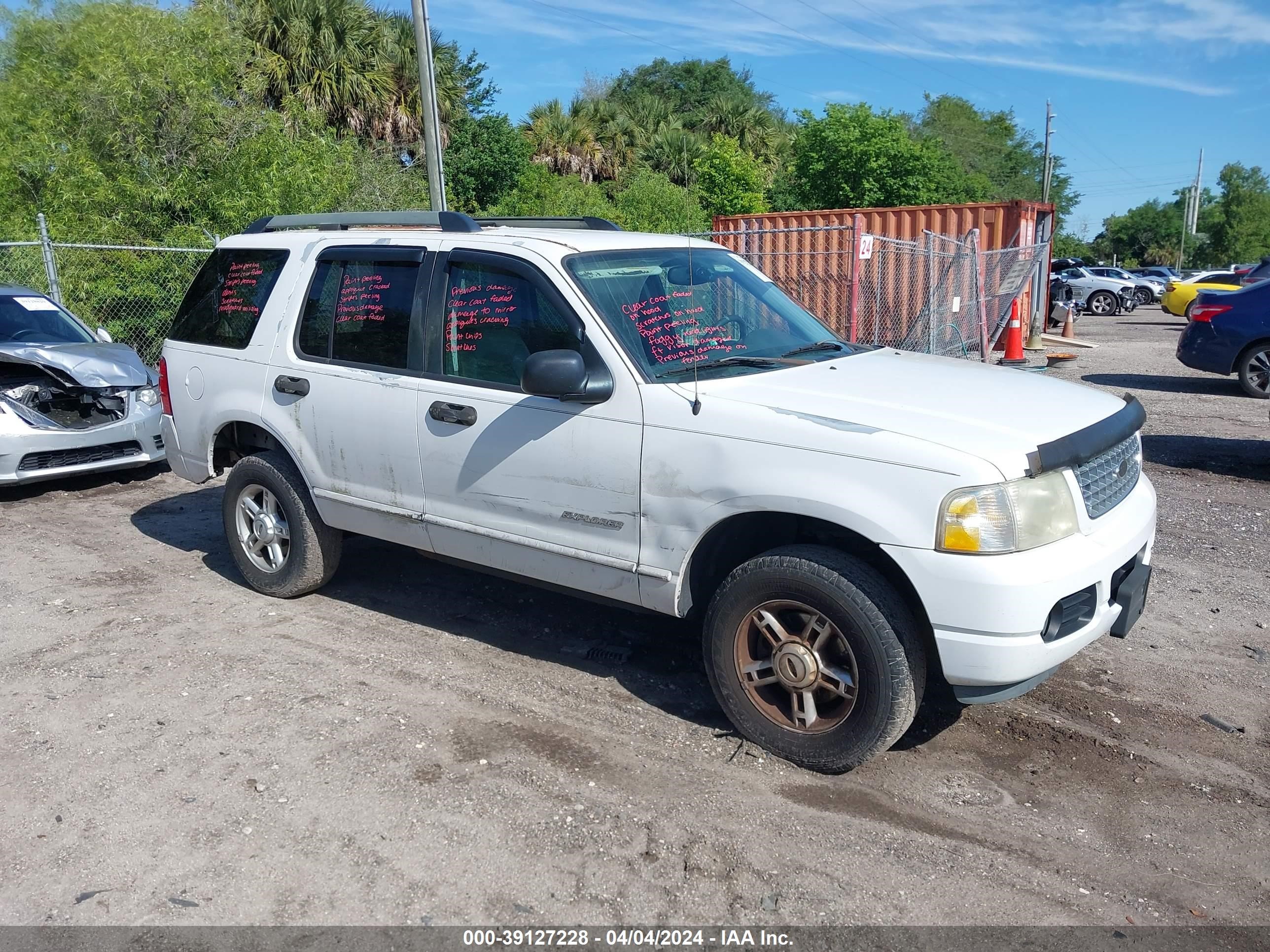 FORD EXPLORER 2005 1fmzu63k55ua76756