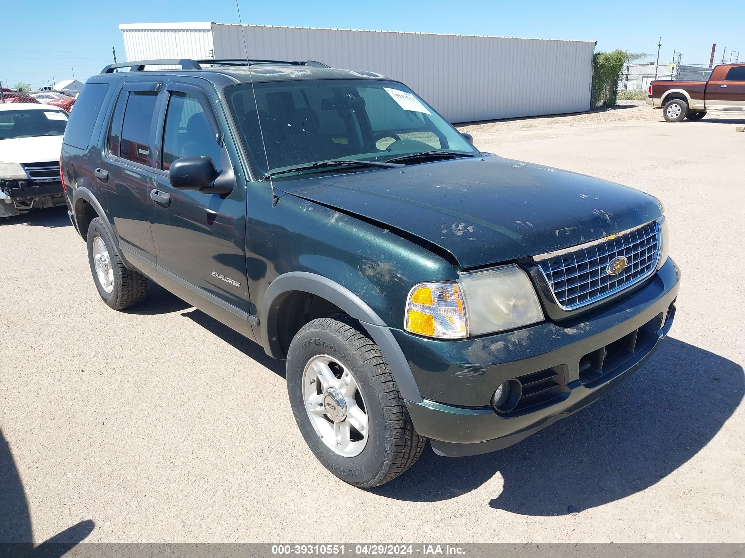 FORD EXPLORER 2004 1fmzu72k04ua99996