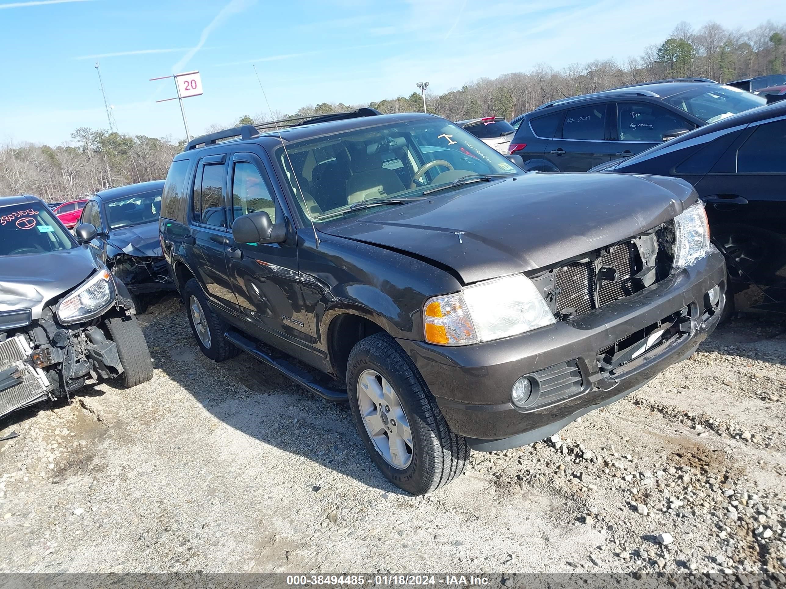 FORD EXPLORER 2005 1fmzu73e45ub54444