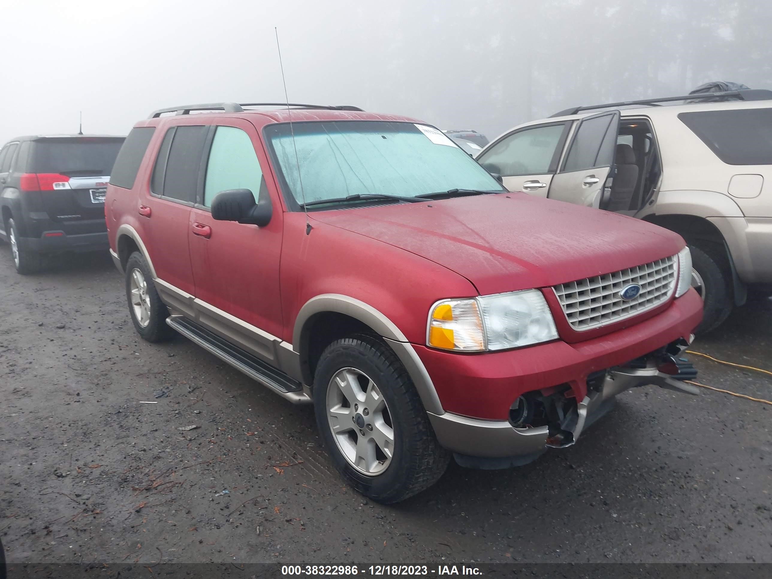 FORD EXPLORER 2003 1fmzu74e73uc45624