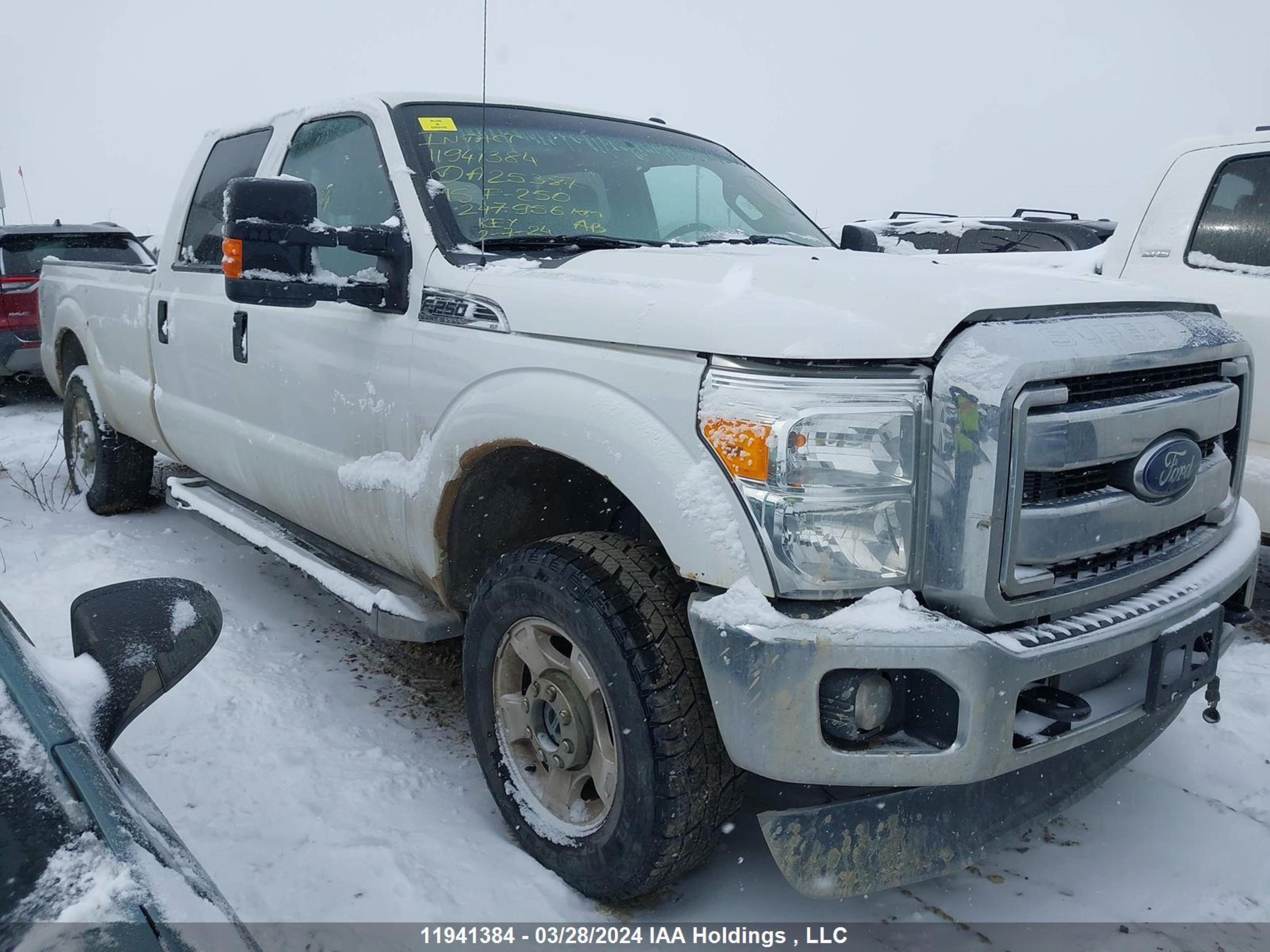 FORD F250 2015 1ft7w2b60fea25387