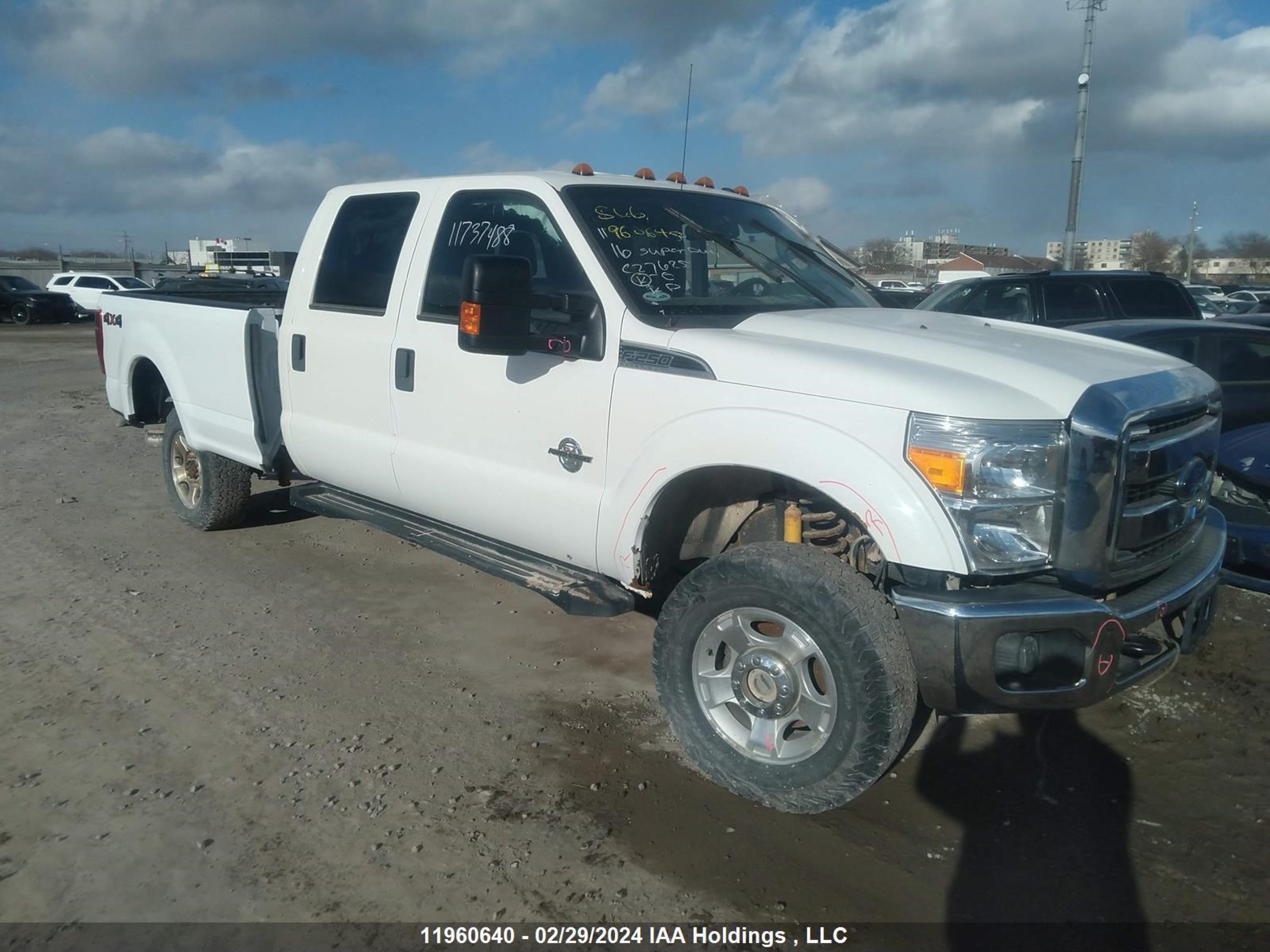 FORD F250 2016 1ft7w2bt4gec27625