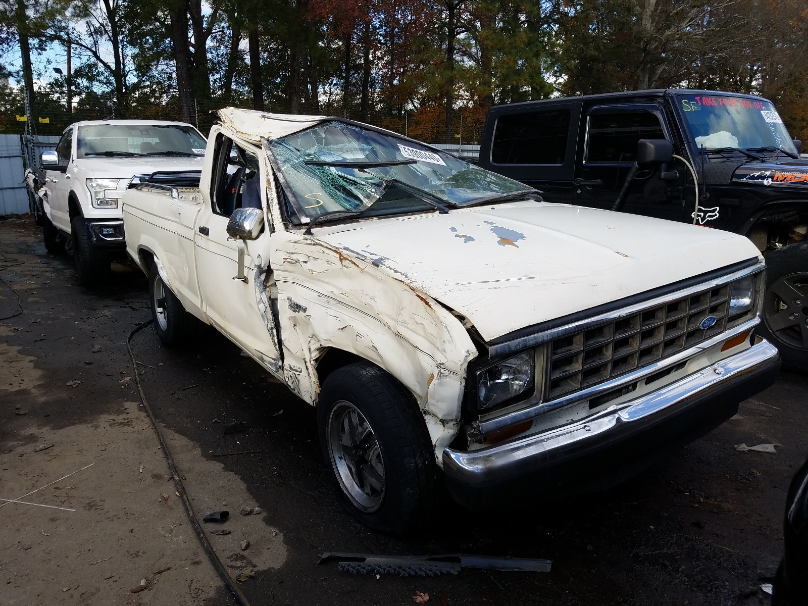 FORD RANGER 1987 1ftbr10t7hud26431