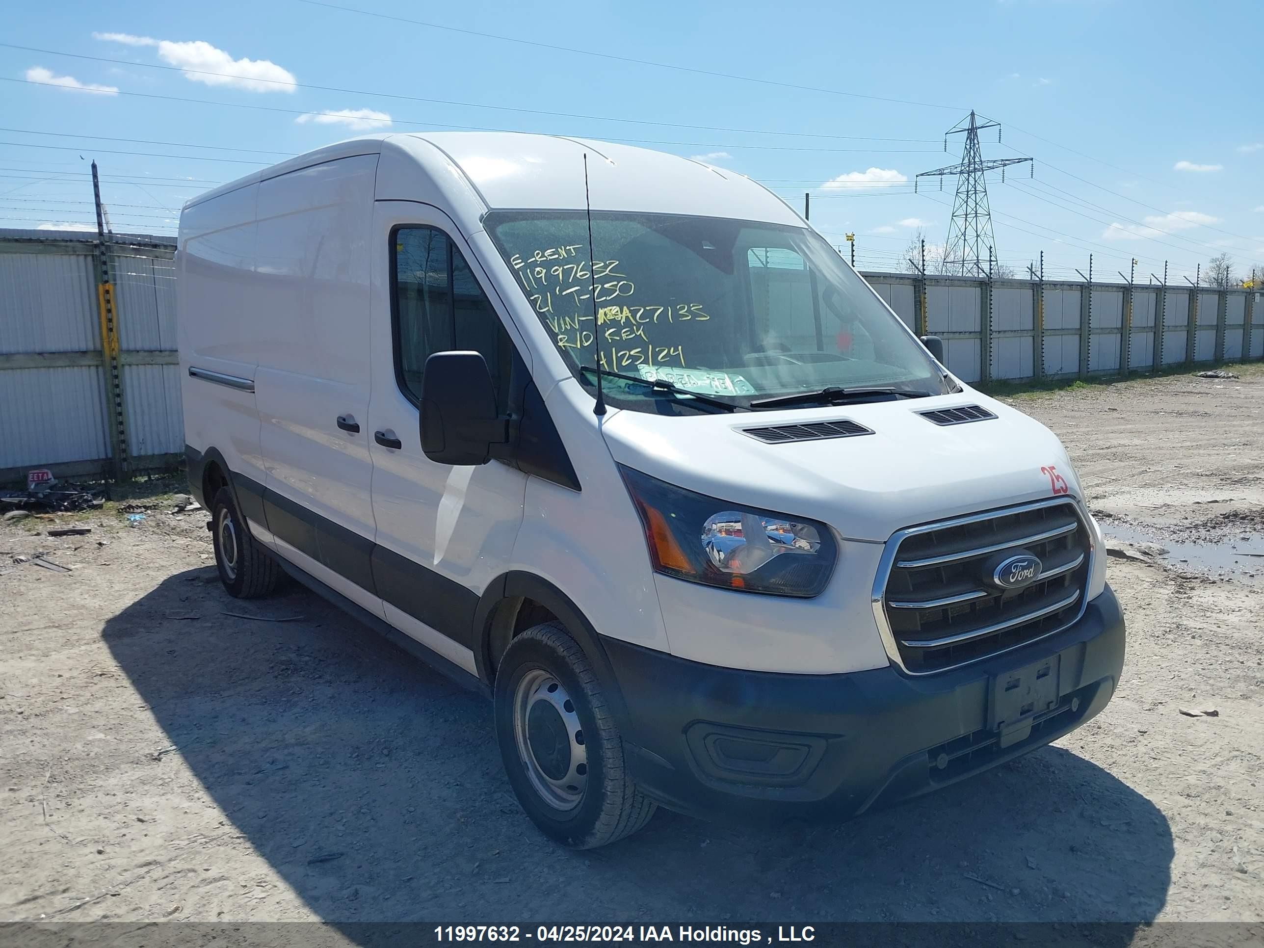 FORD TRANSIT 2021 1ftbr1c89mka27133