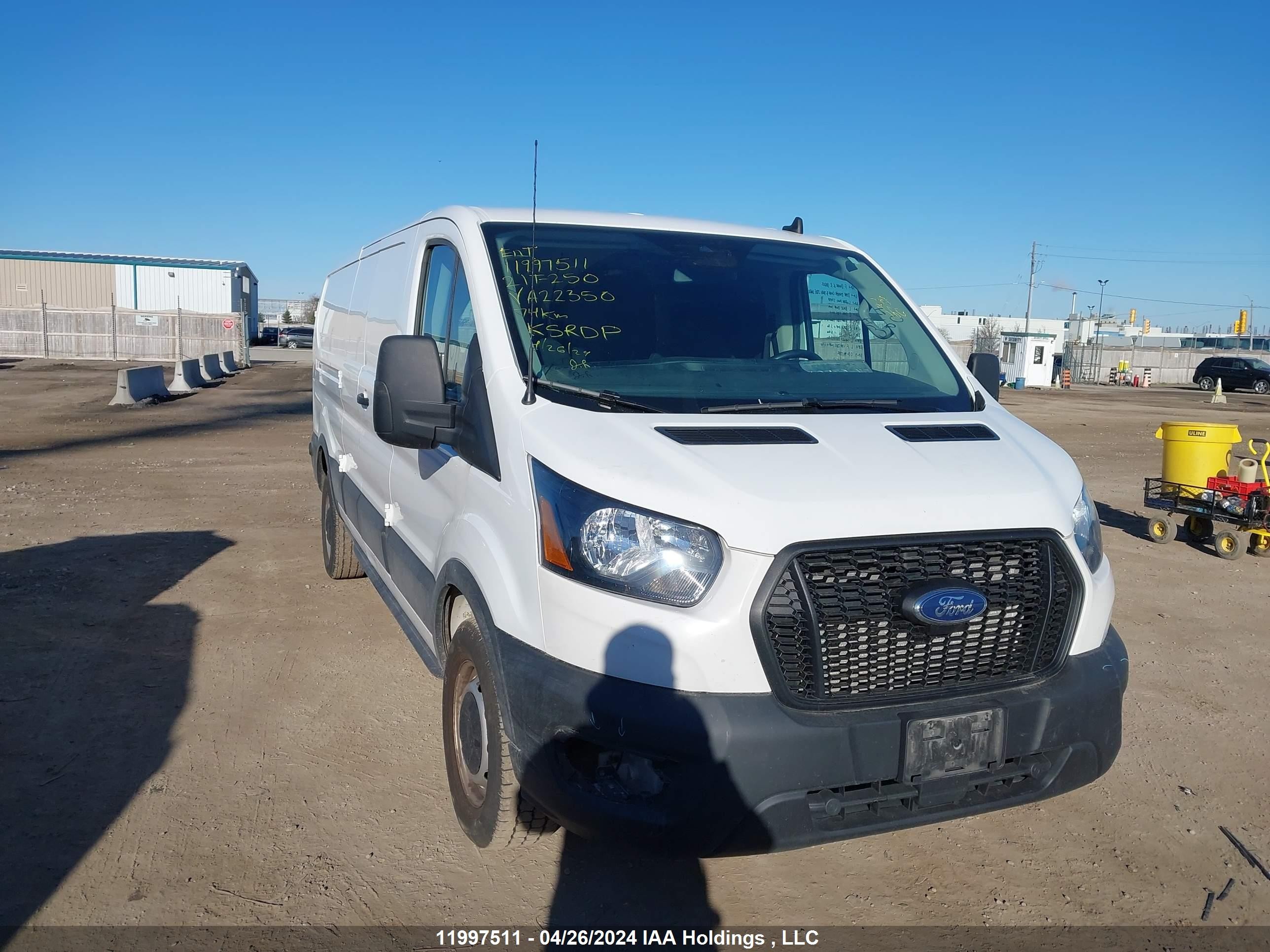 FORD TRANSIT 2021 1ftbr1y82mka22350