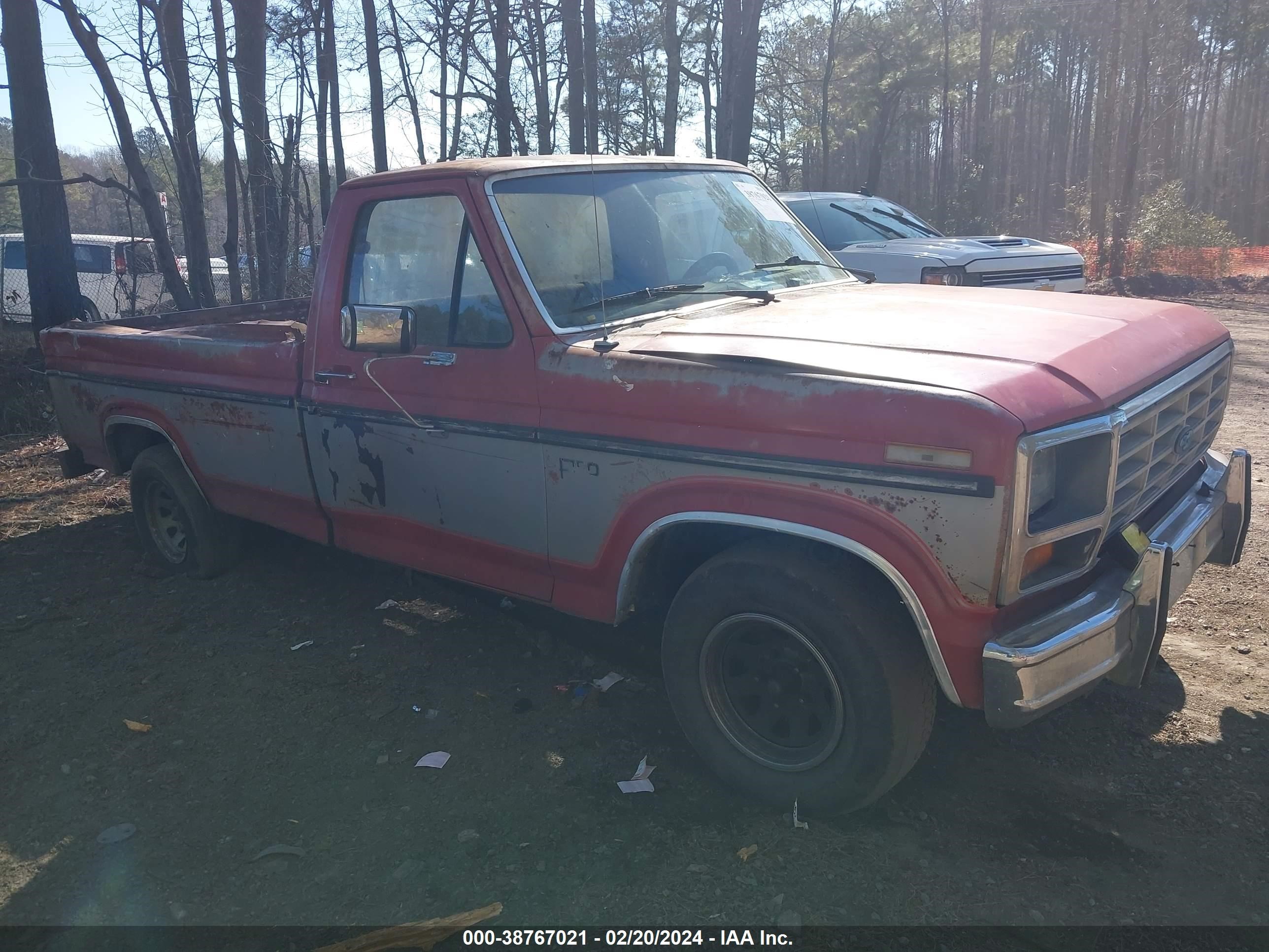 FORD F-150 1985 1ftcf15y8fna25417