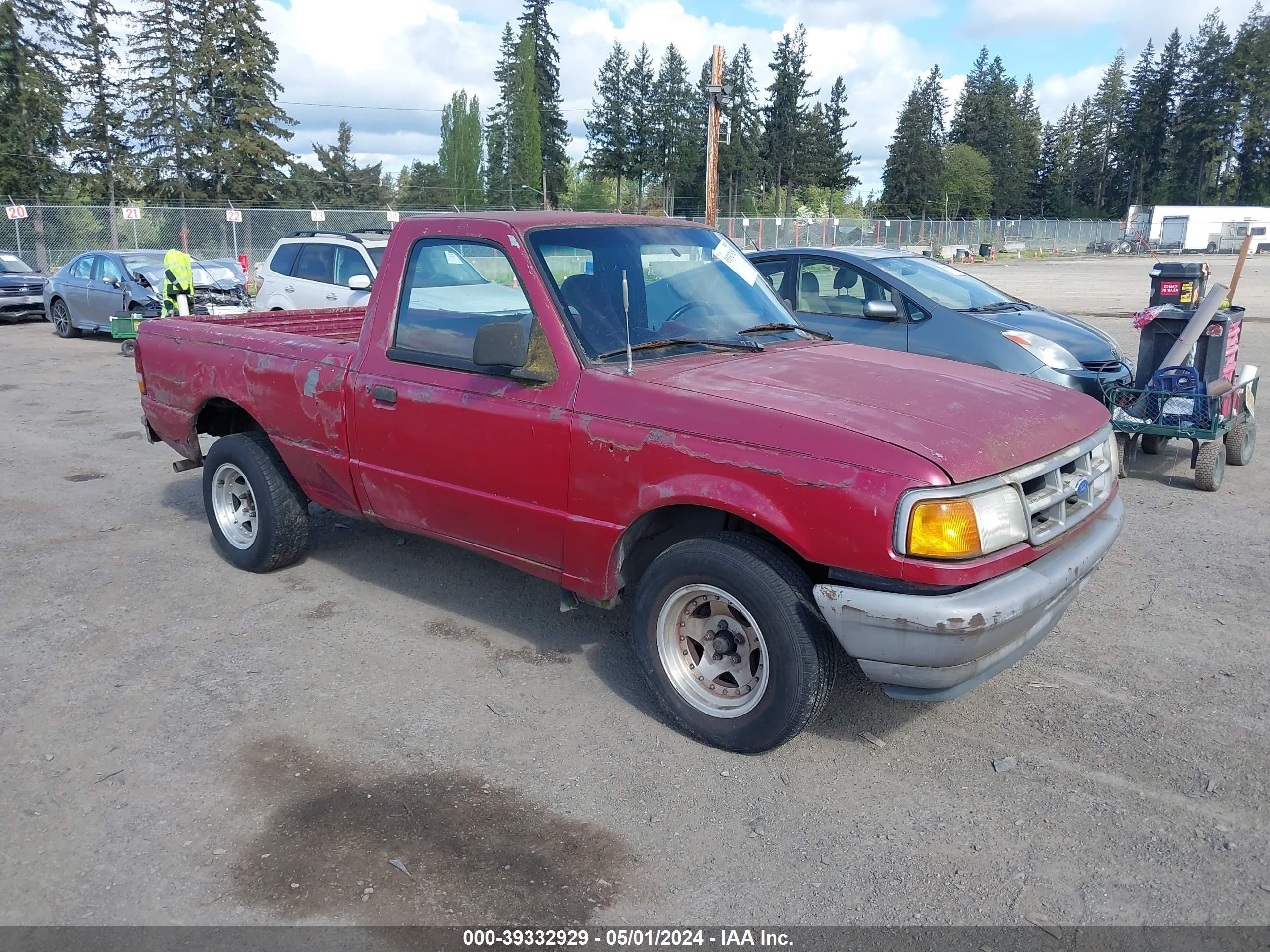 FORD RANGER 1994 1ftcr10a2rud50513