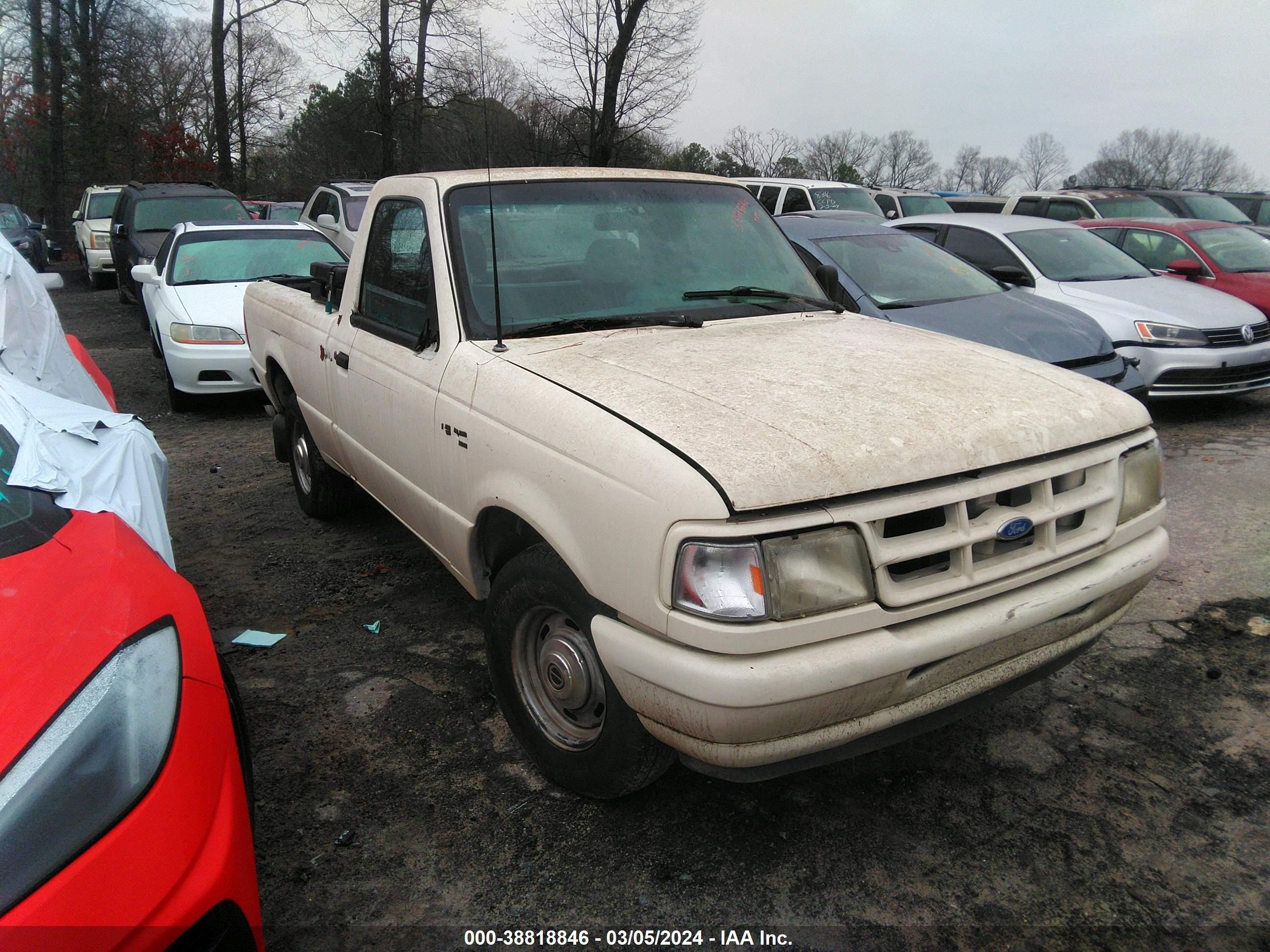 FORD RANGER 1993 1ftcr10a3puc72773