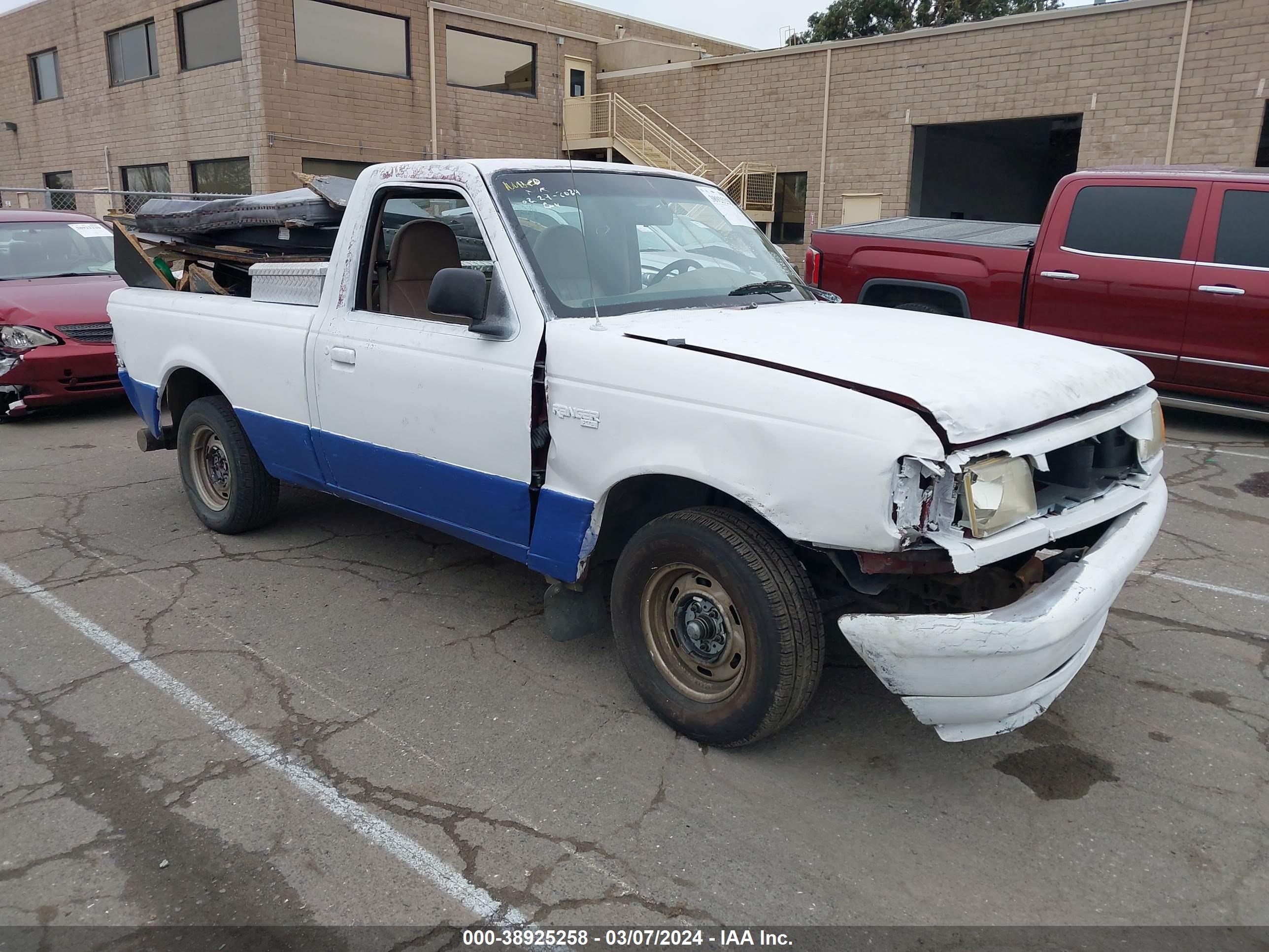 FORD RANGER 1997 1ftcr10a3vub54865