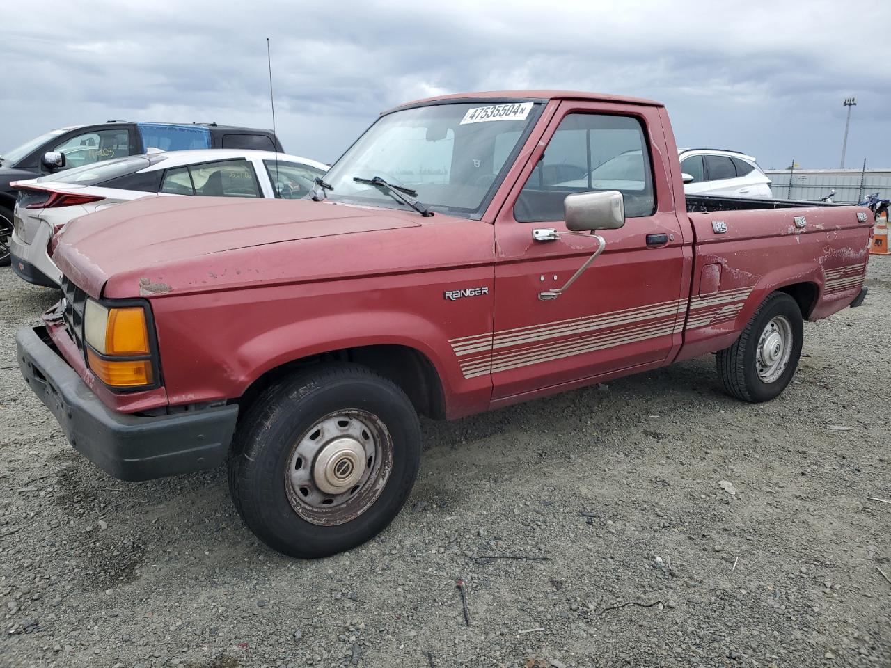 FORD RANGER 1991 1ftcr10a6mub86708