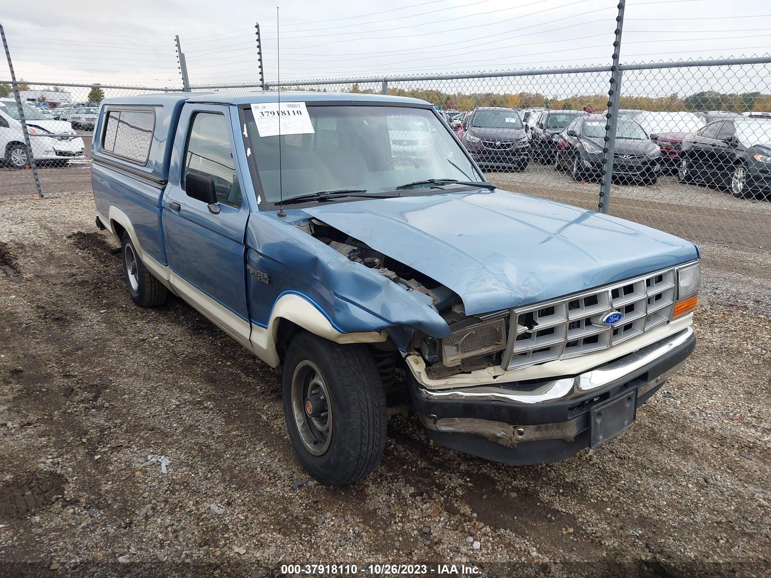 FORD RANGER 1989 1ftcr10a9kuc58286