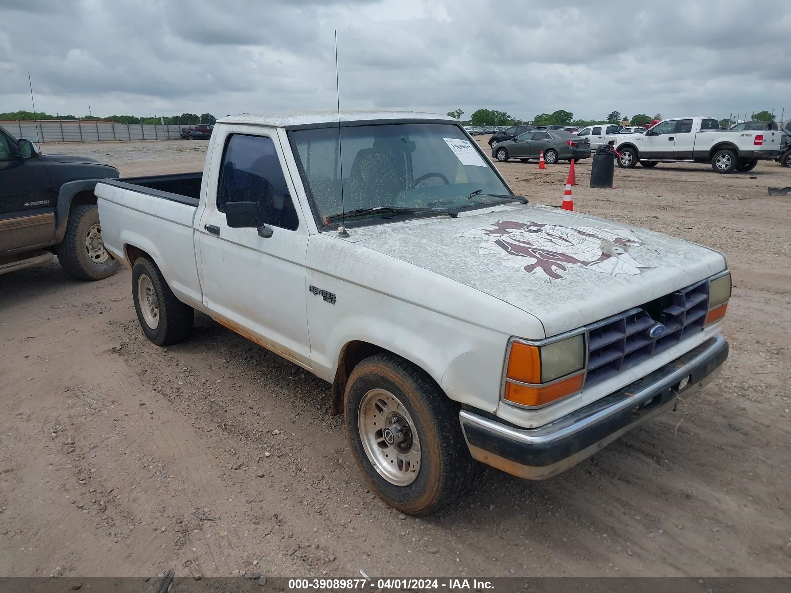 FORD RANGER 1992 1ftcr10a9nud31144