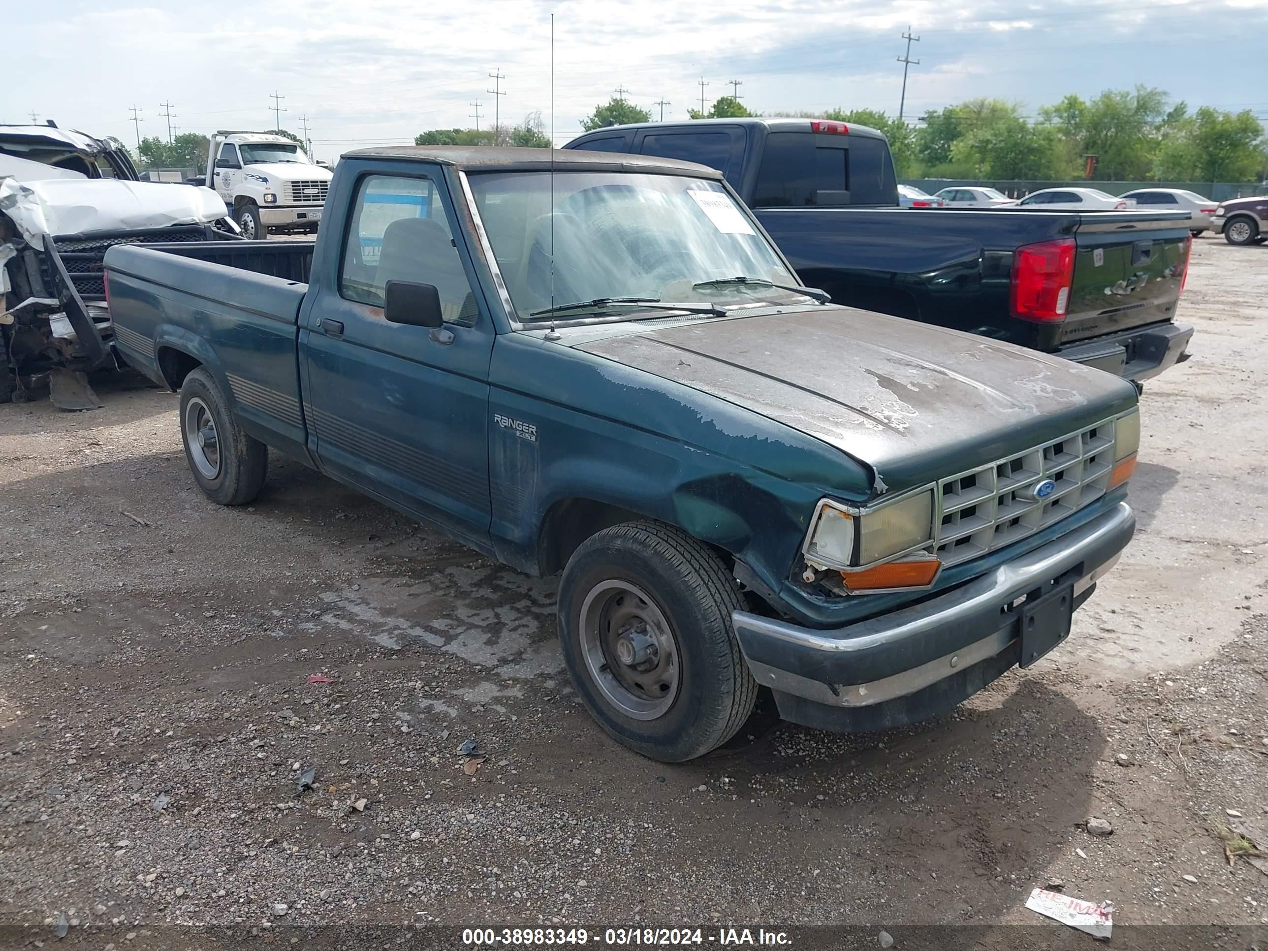 FORD RANGER 1991 1ftcr10u4mpa43278