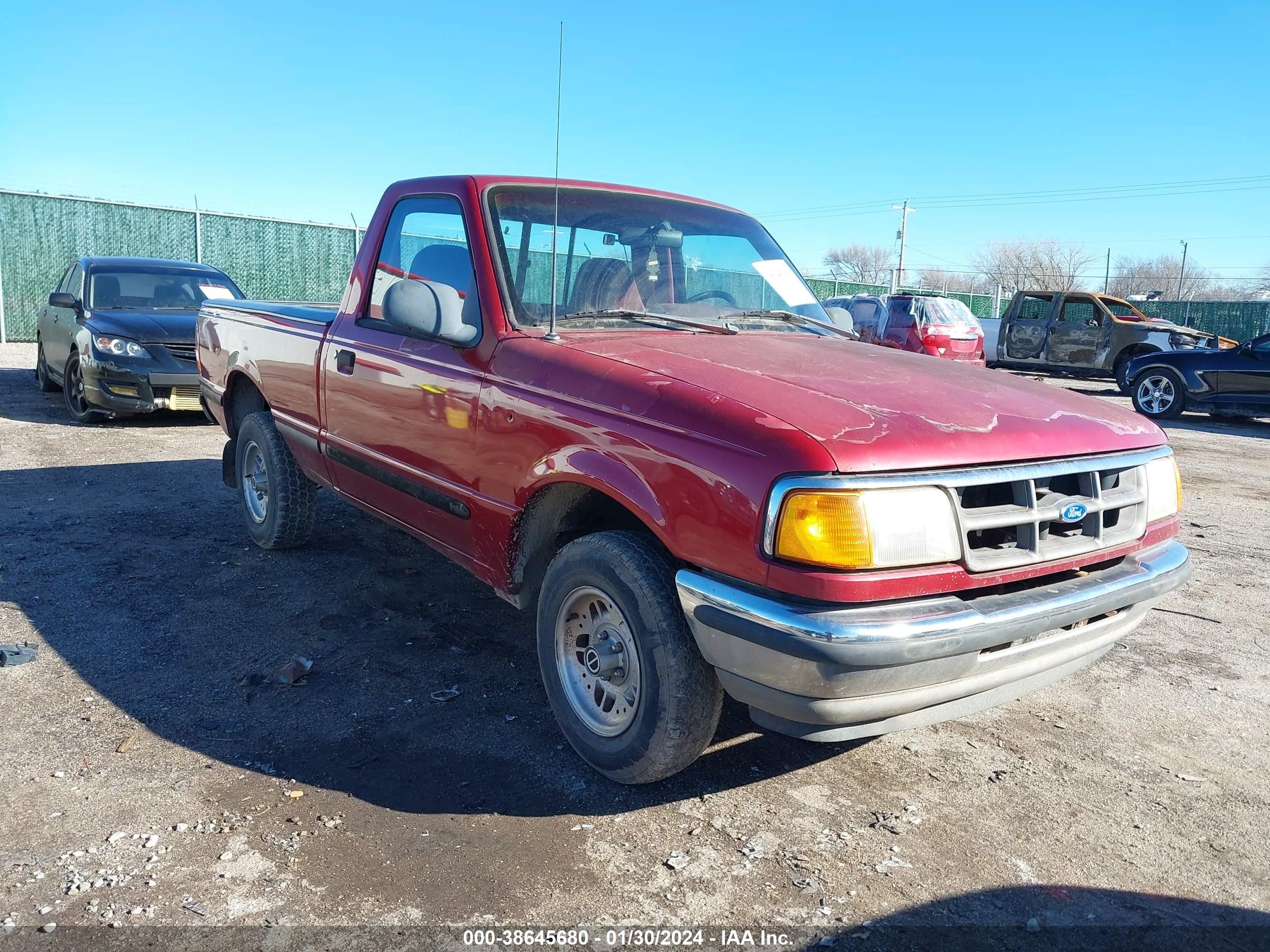 FORD RANGER 1993 1ftcr10x4ppa28472