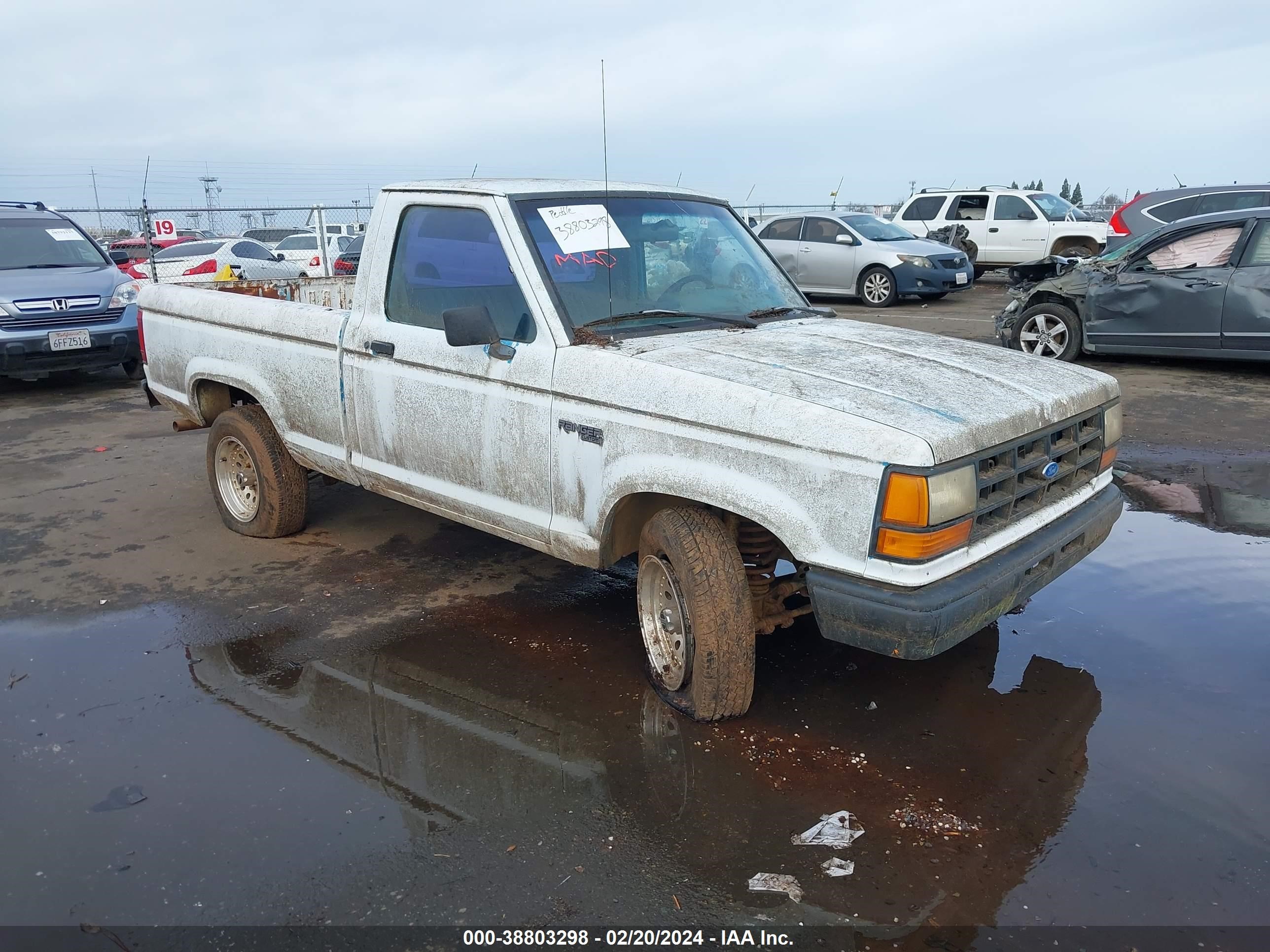 FORD RANGER 1991 1ftcr10x8mud71878