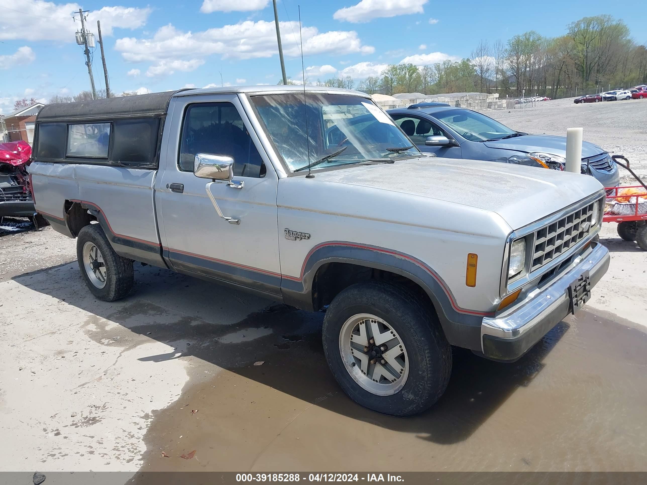 FORD RANGER 1987 1ftcr11t1hud32969