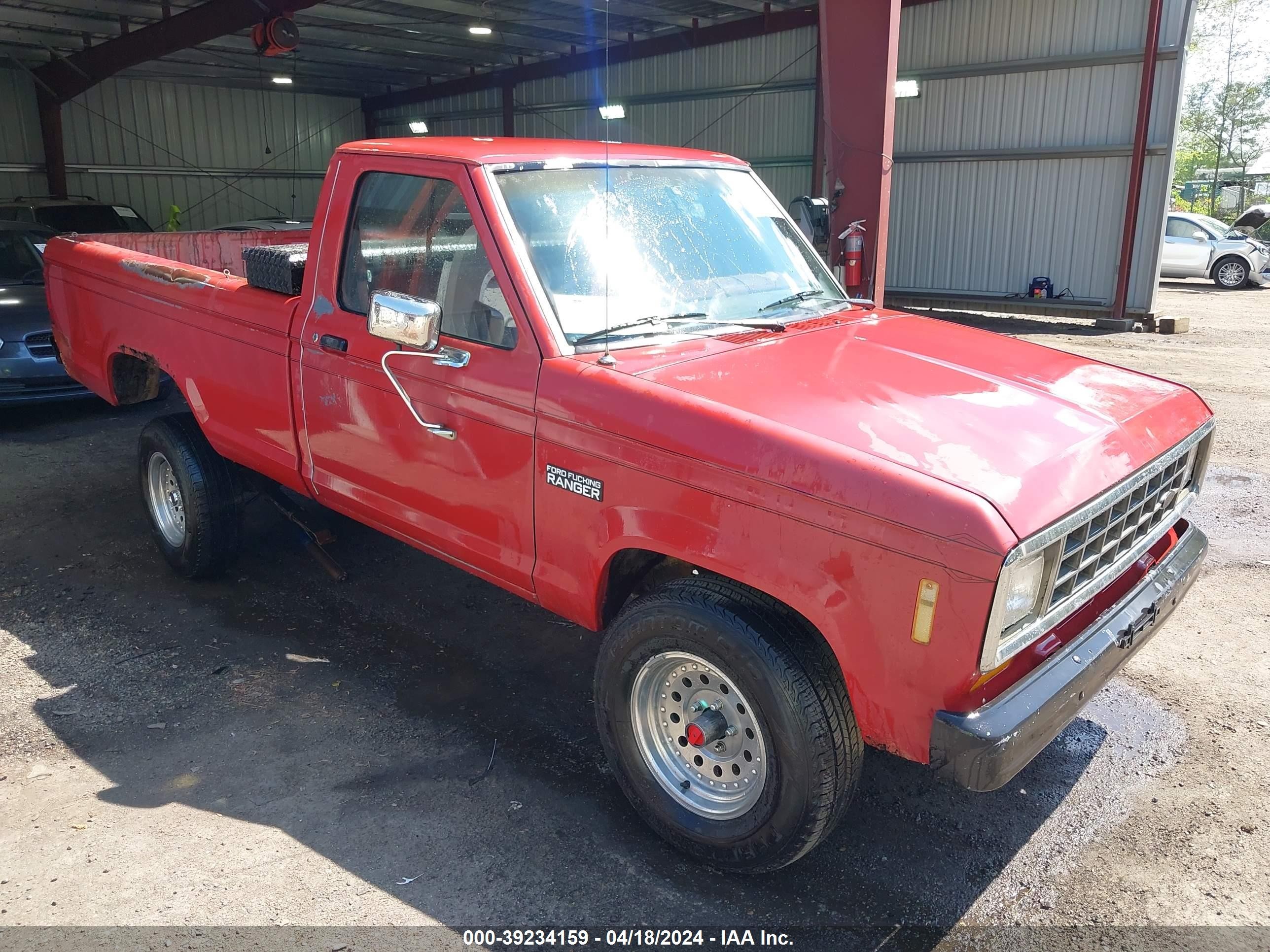 FORD RANGER 1988 1ftcr11t1jua97107