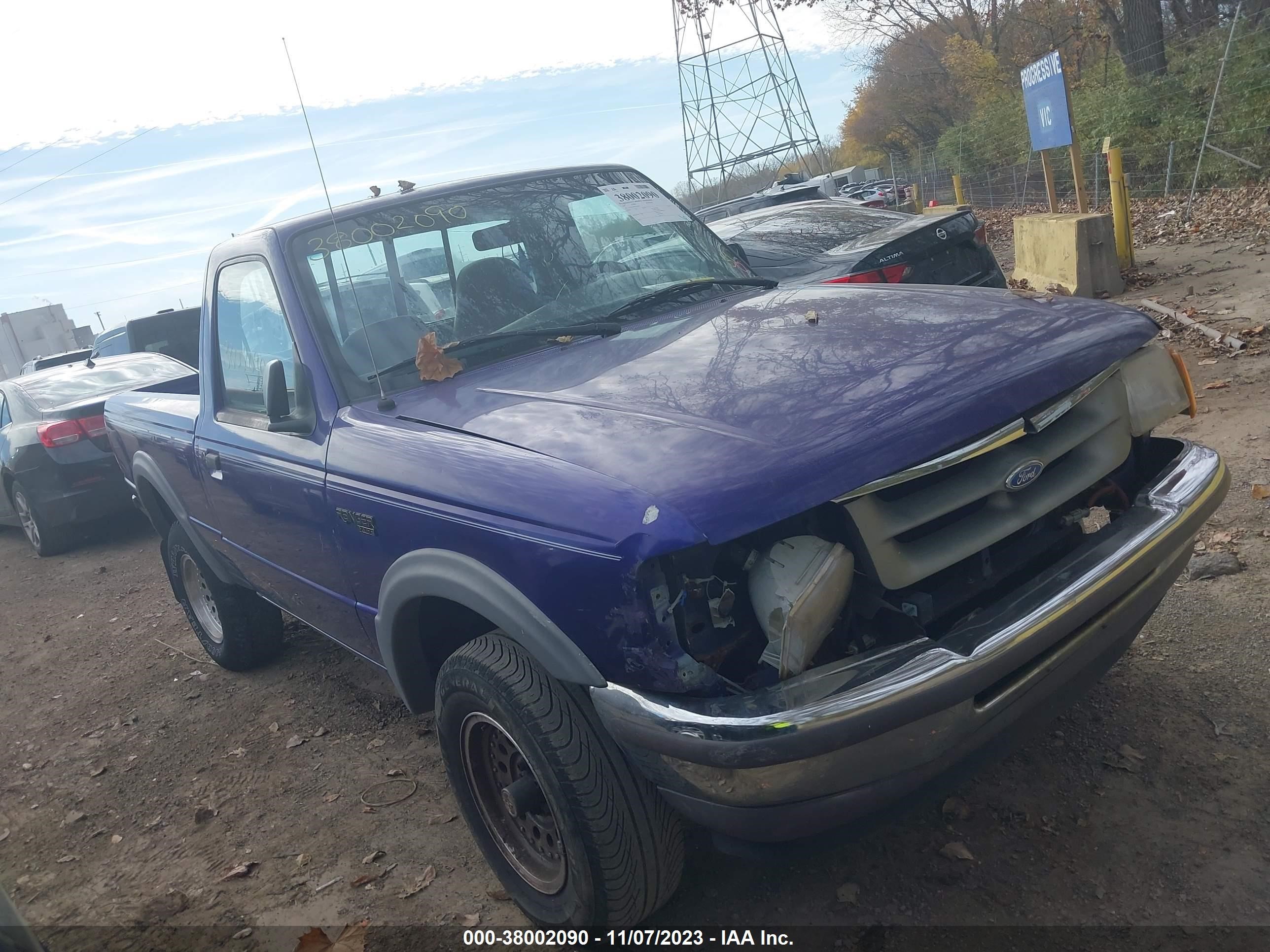 FORD RANGER 1997 1ftcr11x8vpa13856