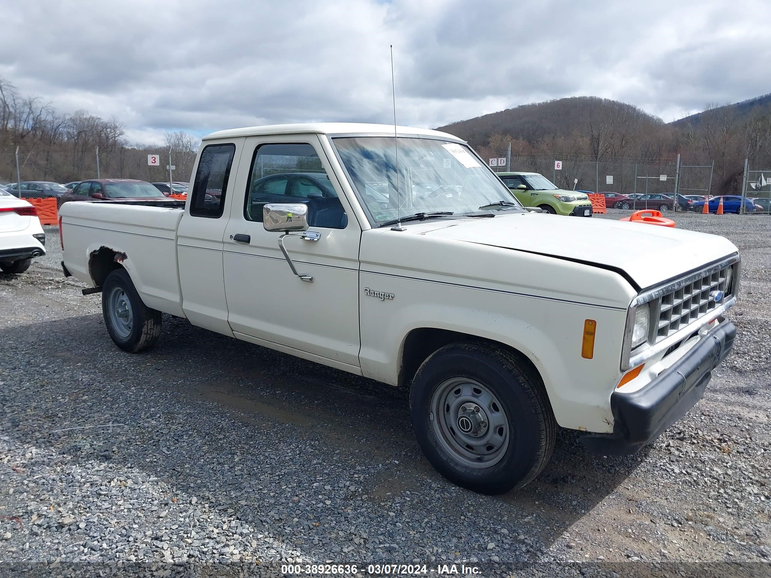 FORD RANGER 1987 1ftcr14t8hpa99330