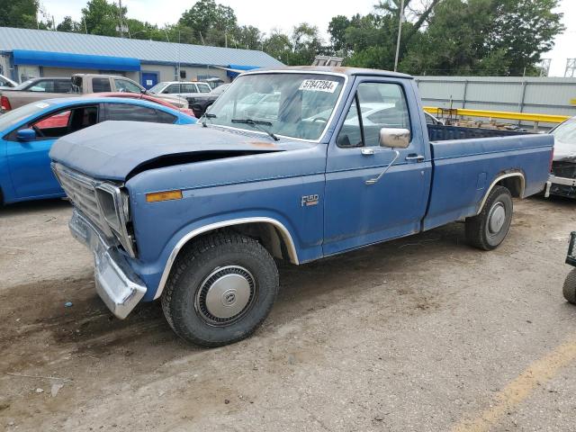 FORD F150 1985 1ftdf15nxfkb57154