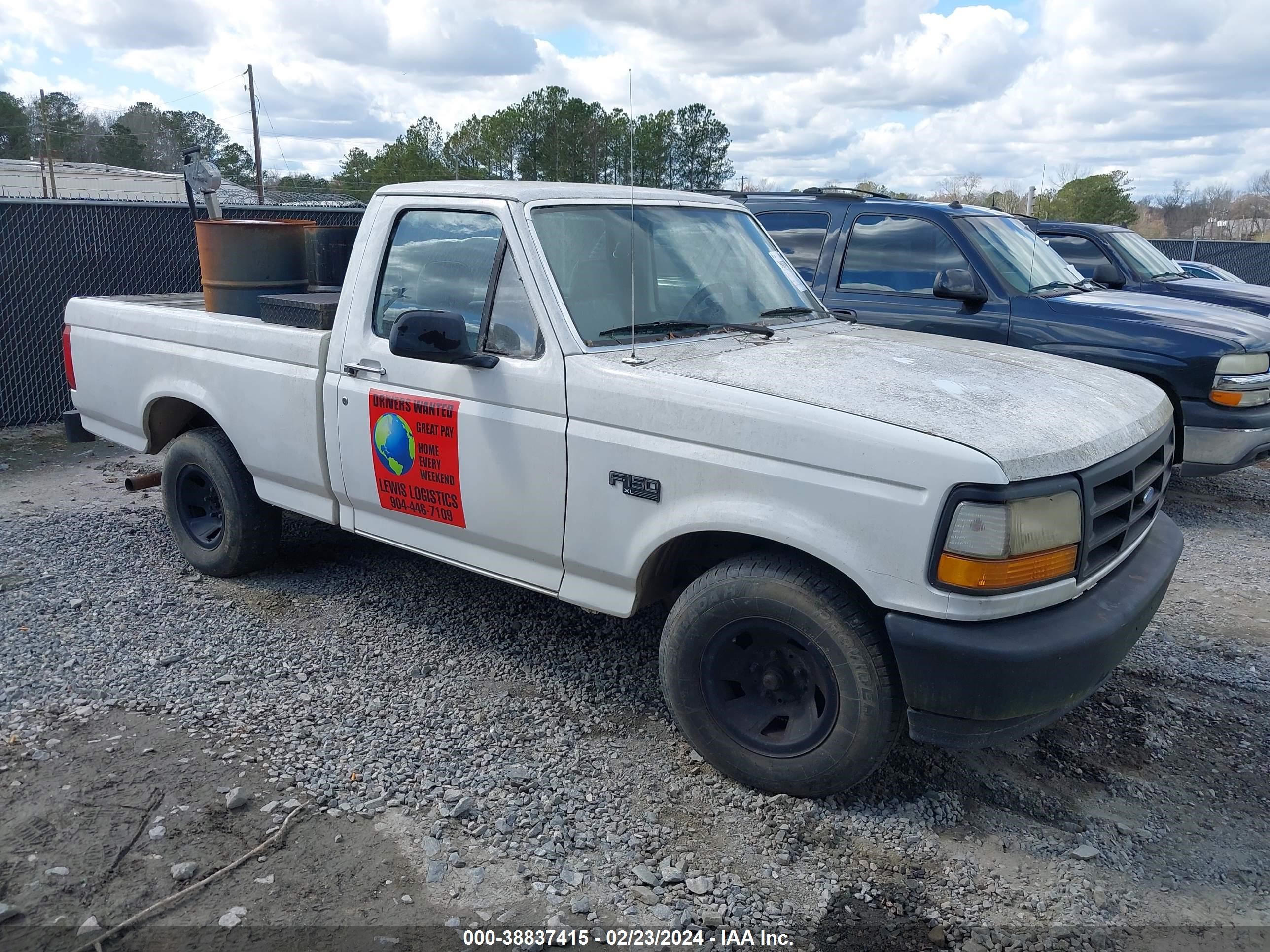 FORD F-150 1994 1ftdf15y5rnb68074