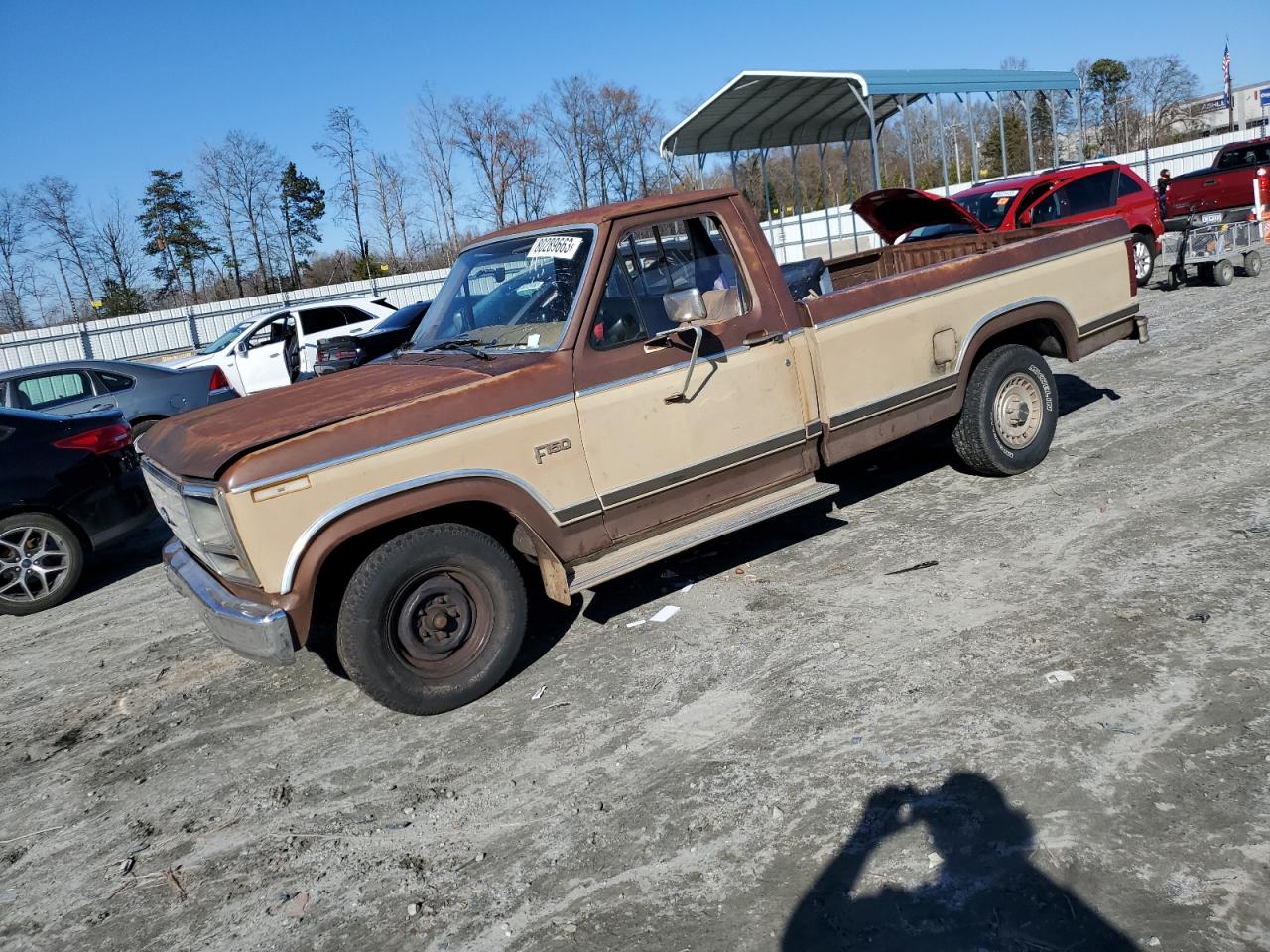 FORD F-150 1983 1ftdf15y8dna54854