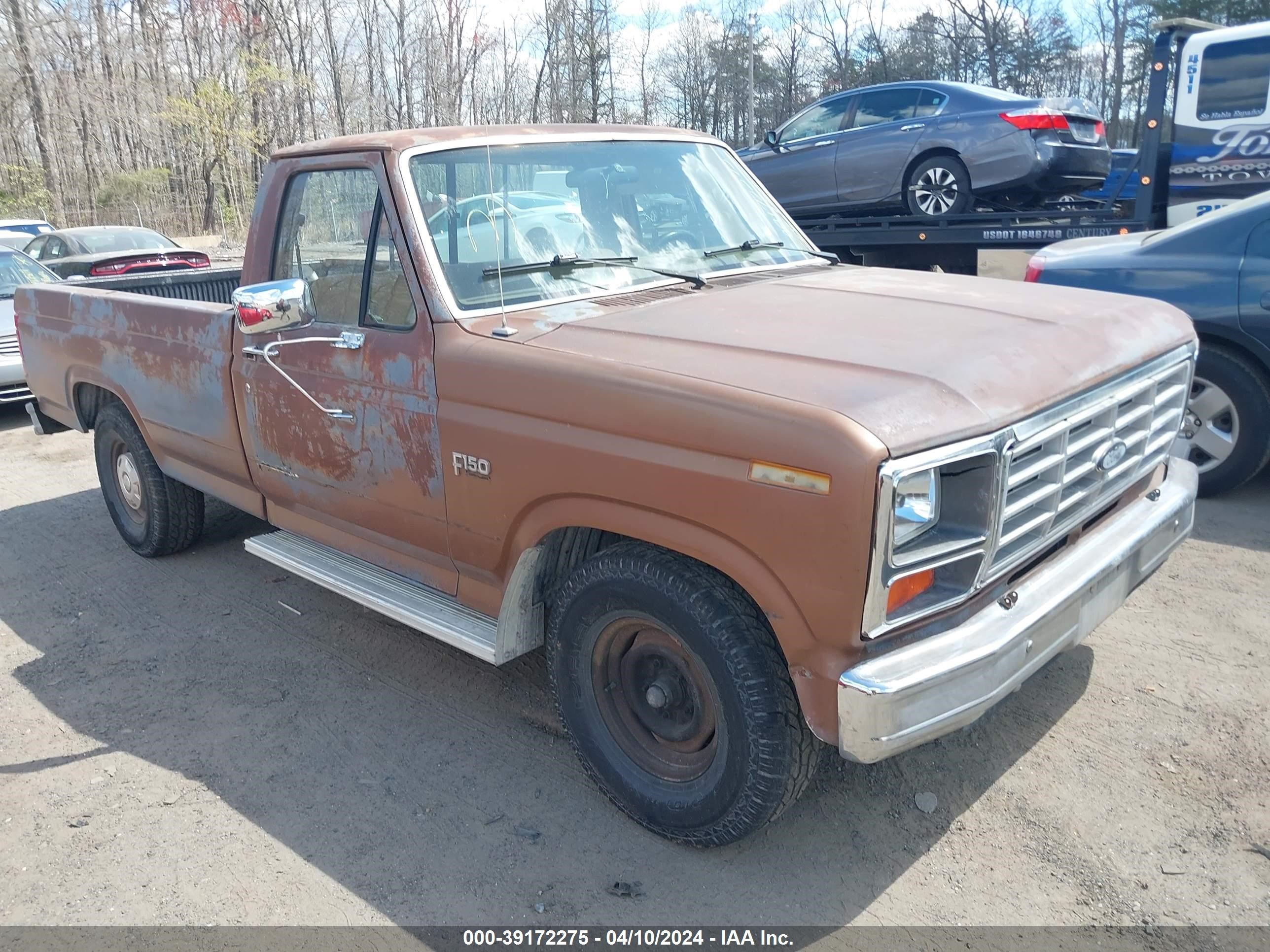 FORD F-150 1986 1ftdf15y8gna92914