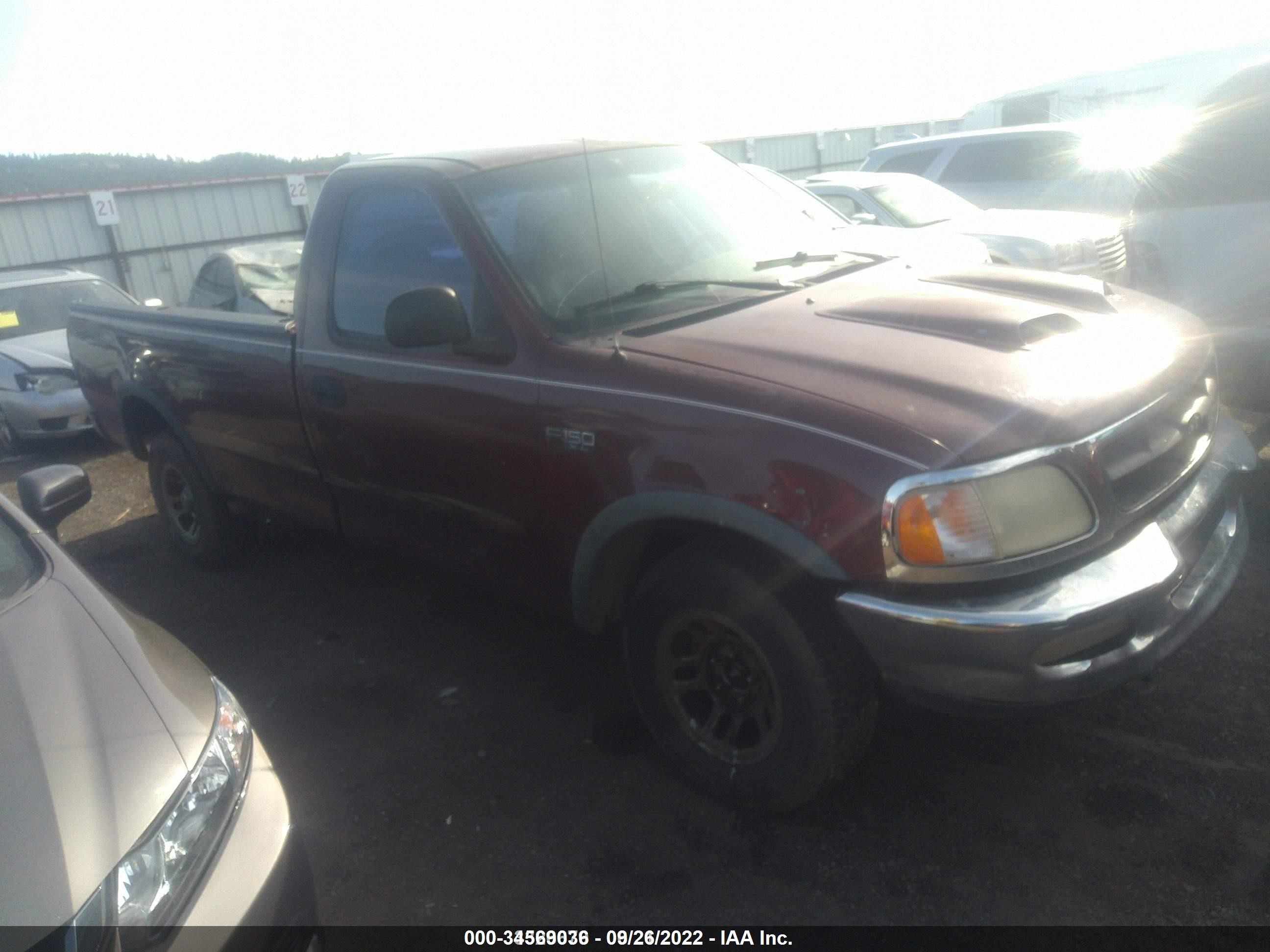 FORD F-150 1997 1ftdf18w8vkd30978