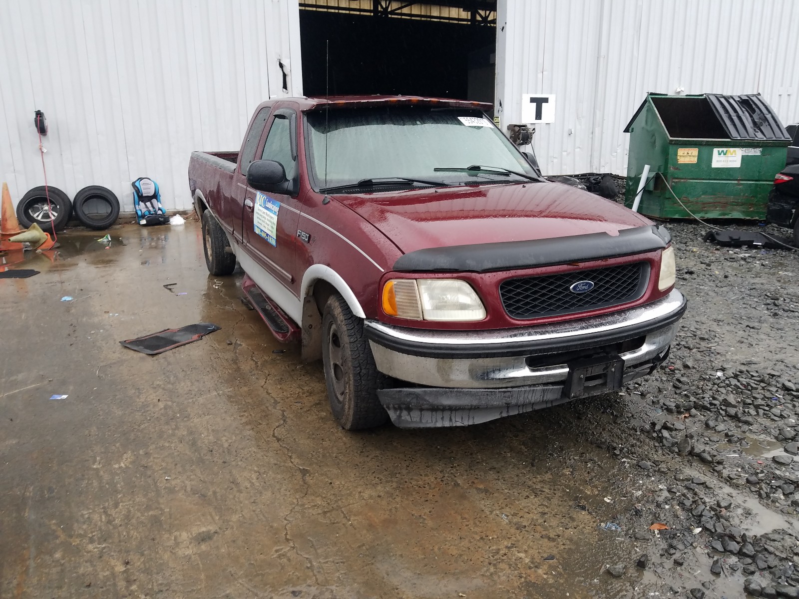 FORD F150 1997 1ftdx1768vnb10348