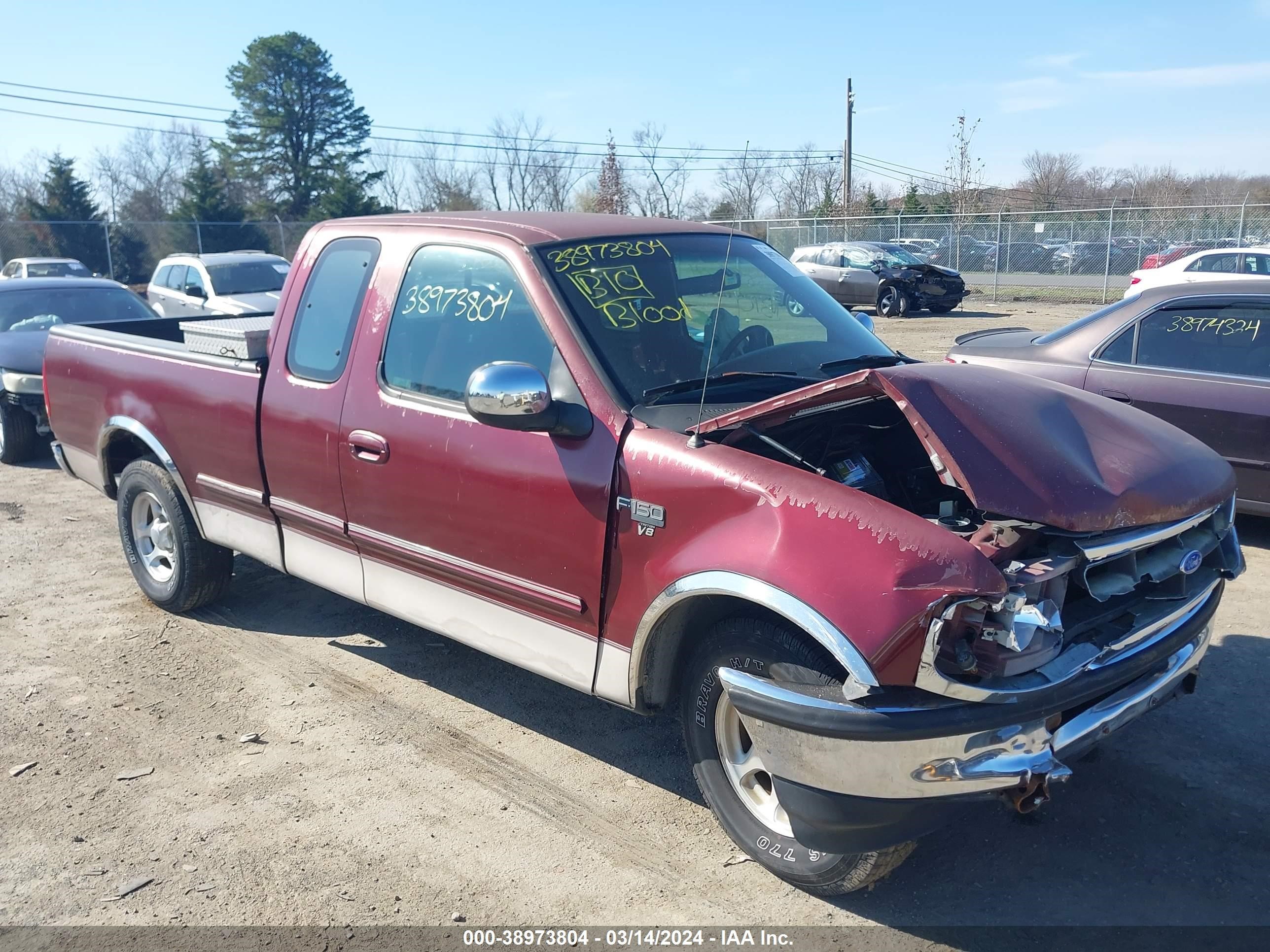 FORD F-150 1997 1ftdx17wxvnb46770