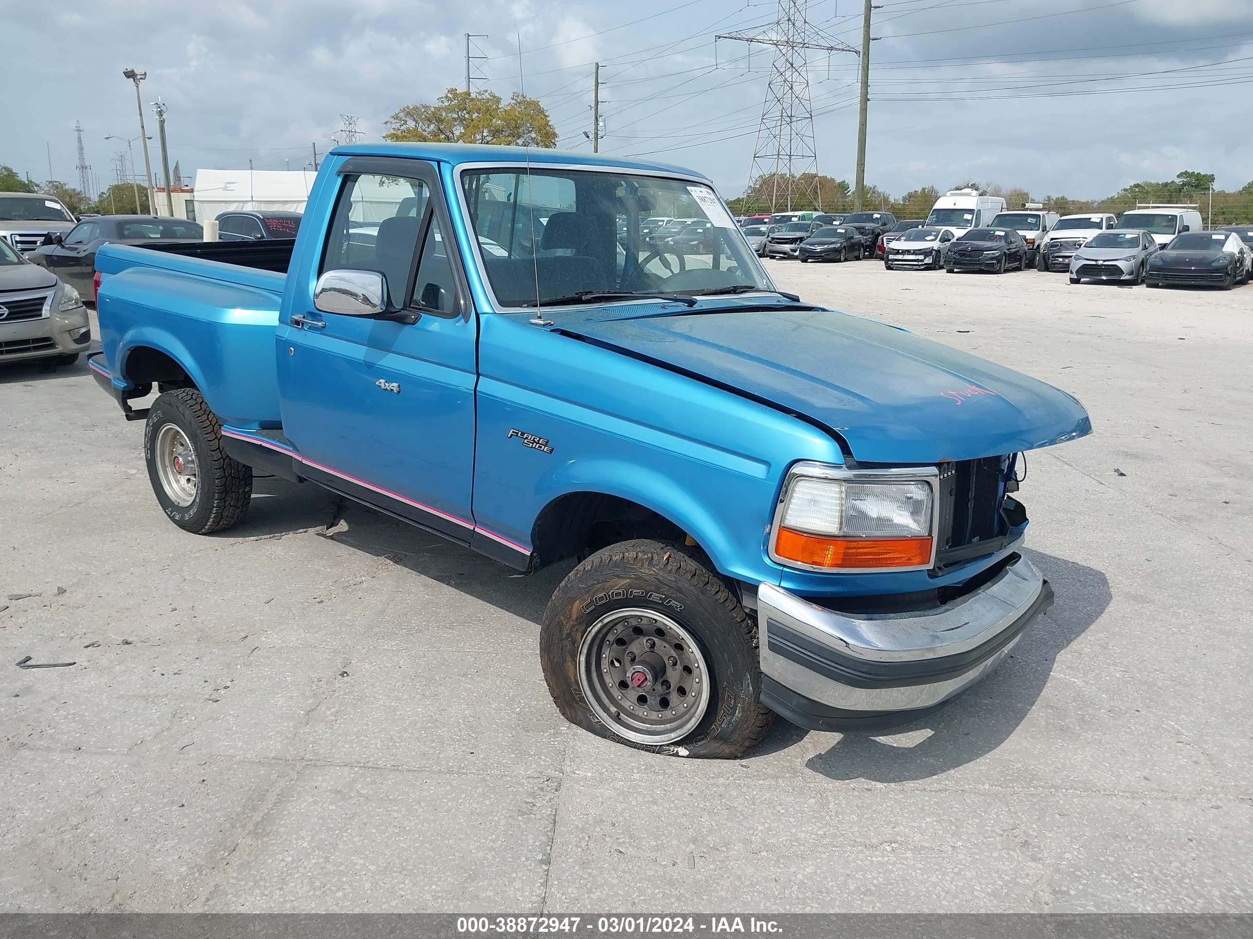 FORD F-150 1992 1ftef14h3nkb25855