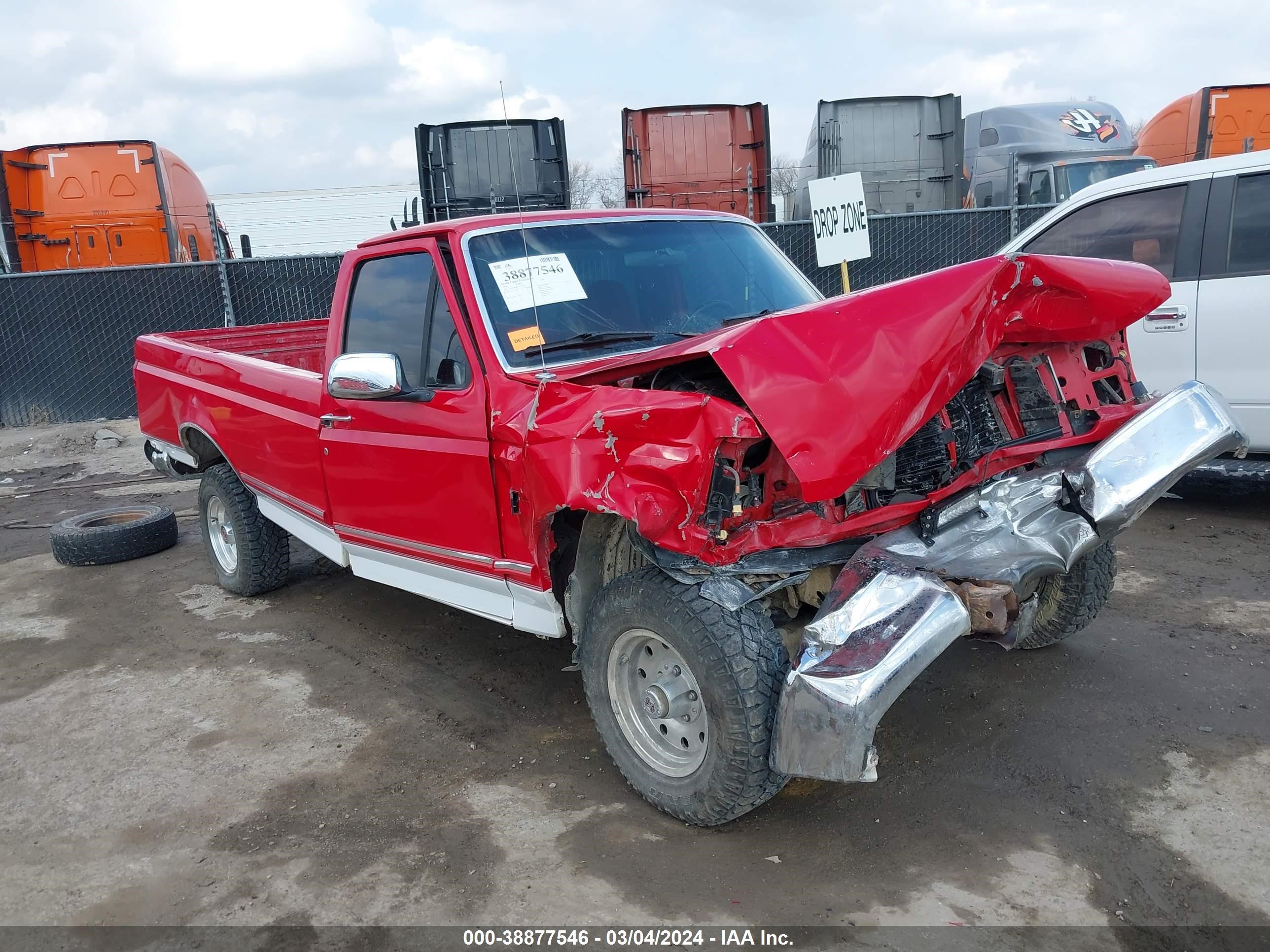 FORD F-150 1996 1ftef14n4tlc12824