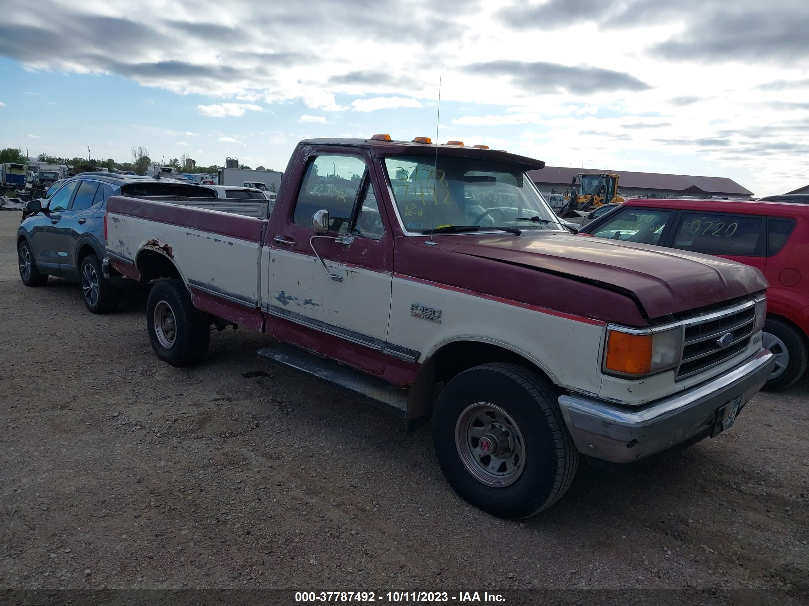 FORD F-150 1989 1ftef14n6kpb12800