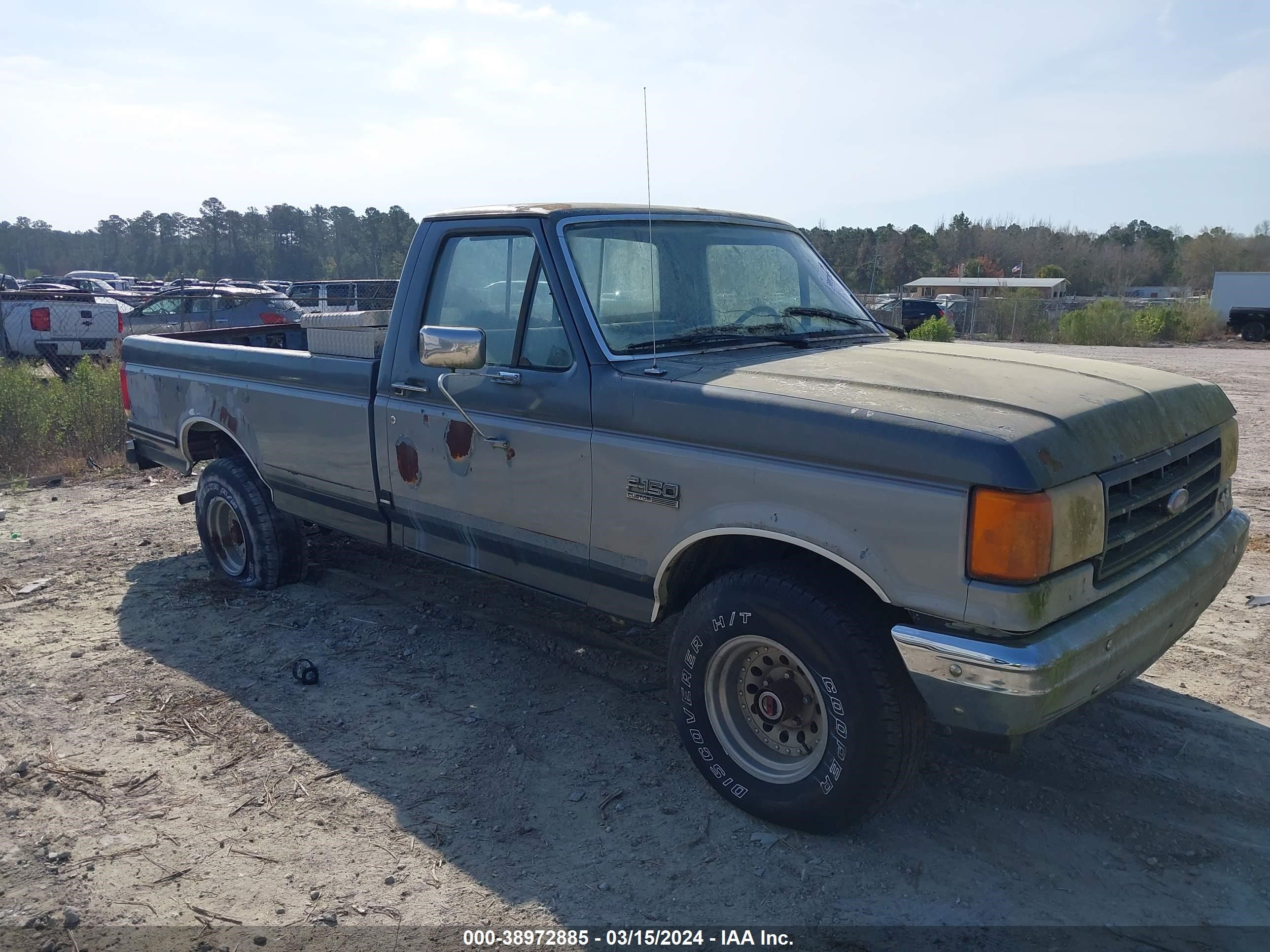 FORD F-150 1988 1ftef14n7jna98075