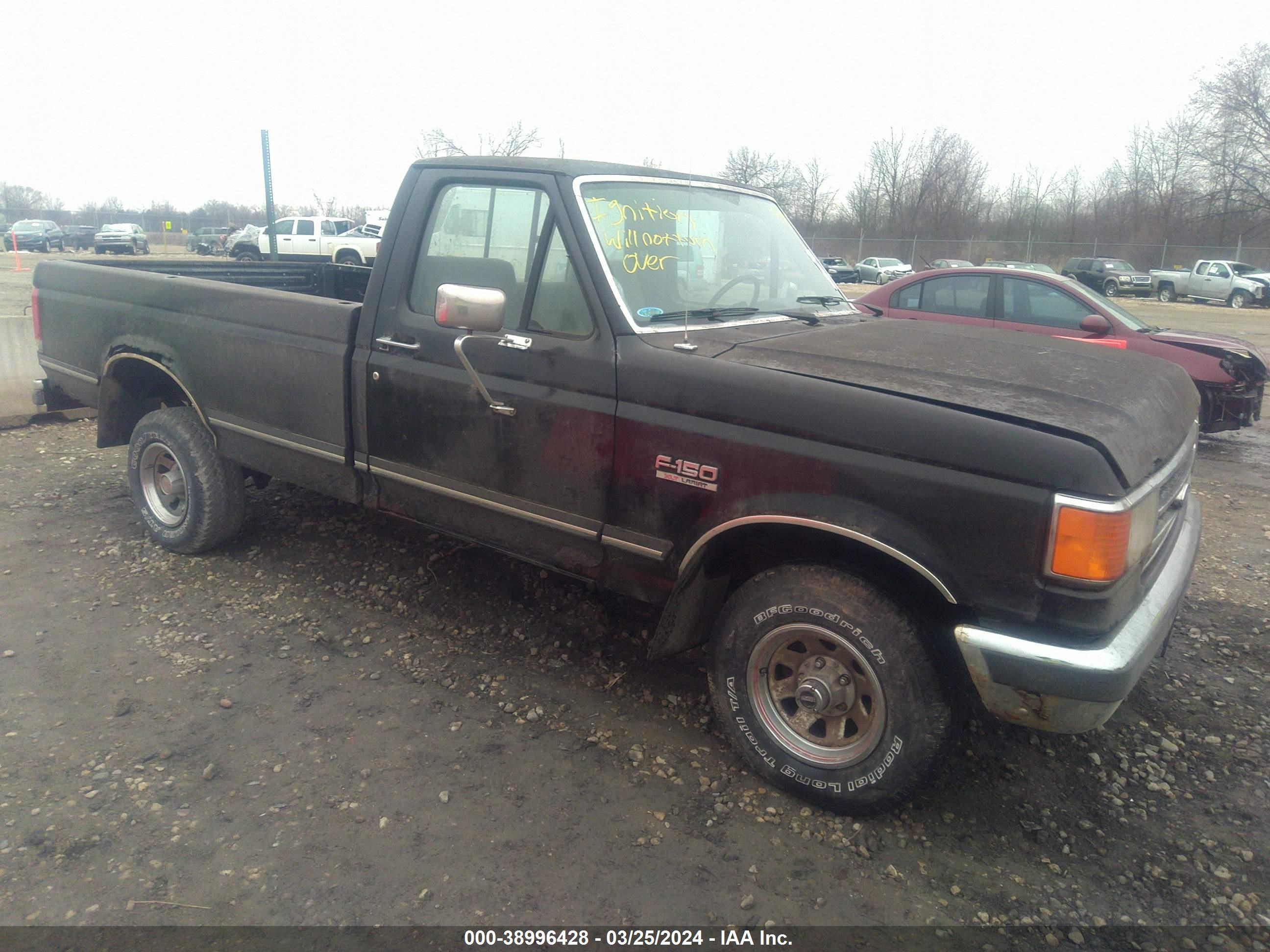 FORD F-150 1989 1ftef14y7kpb44472