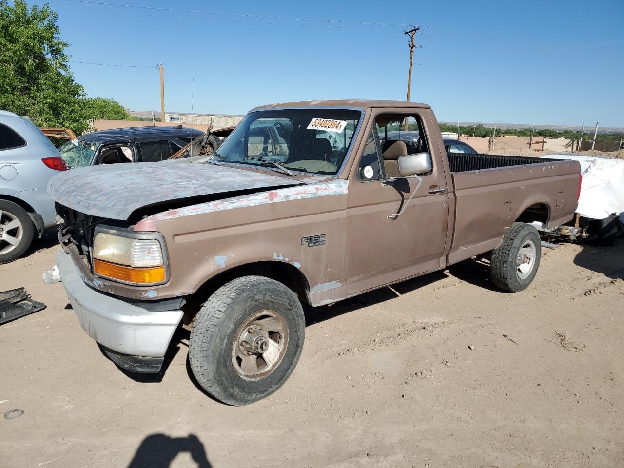 FORD F-150 1993 1ftef14yxpla80944