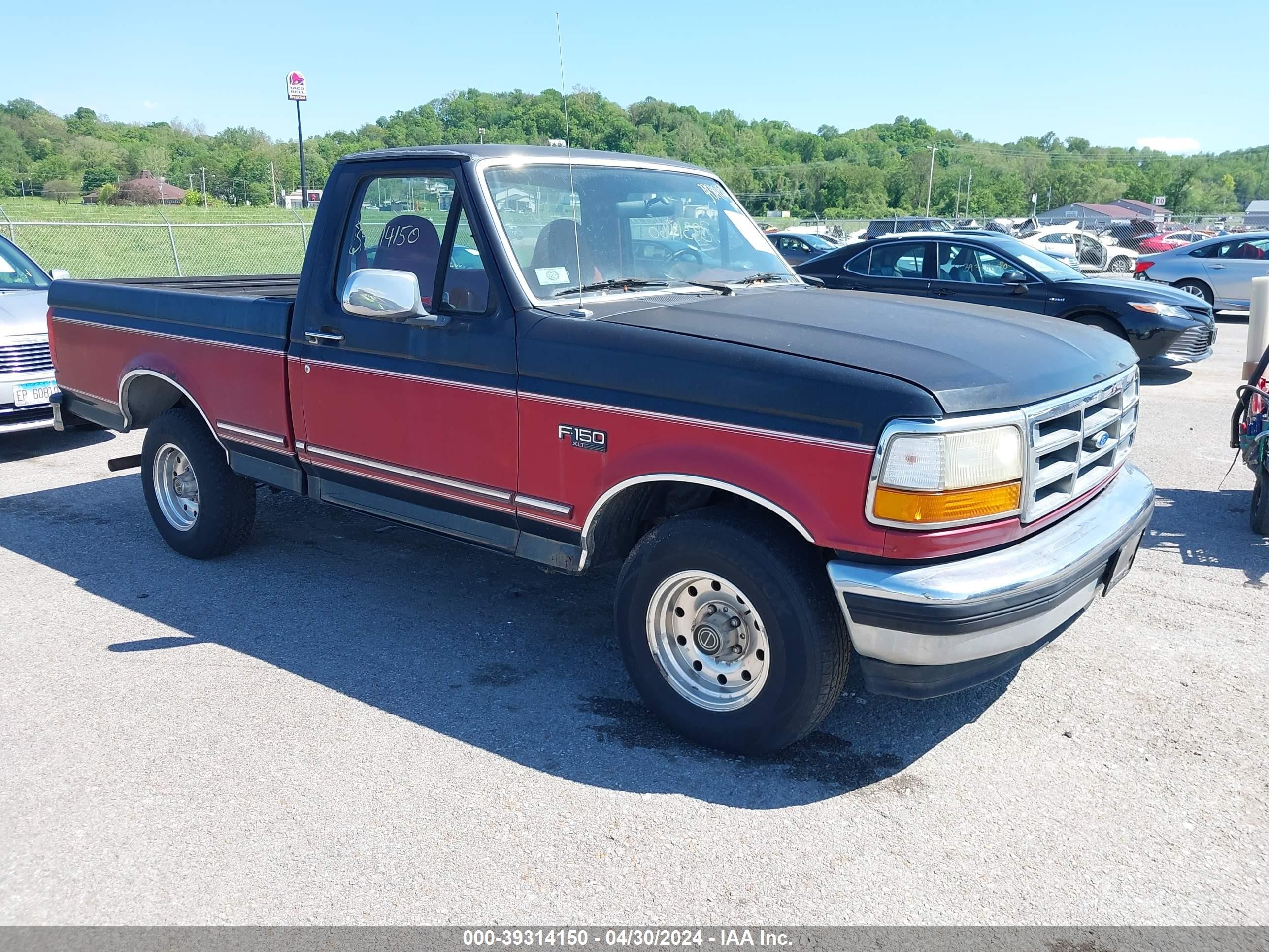 FORD F-150 1996 1ftef15n9tla17512