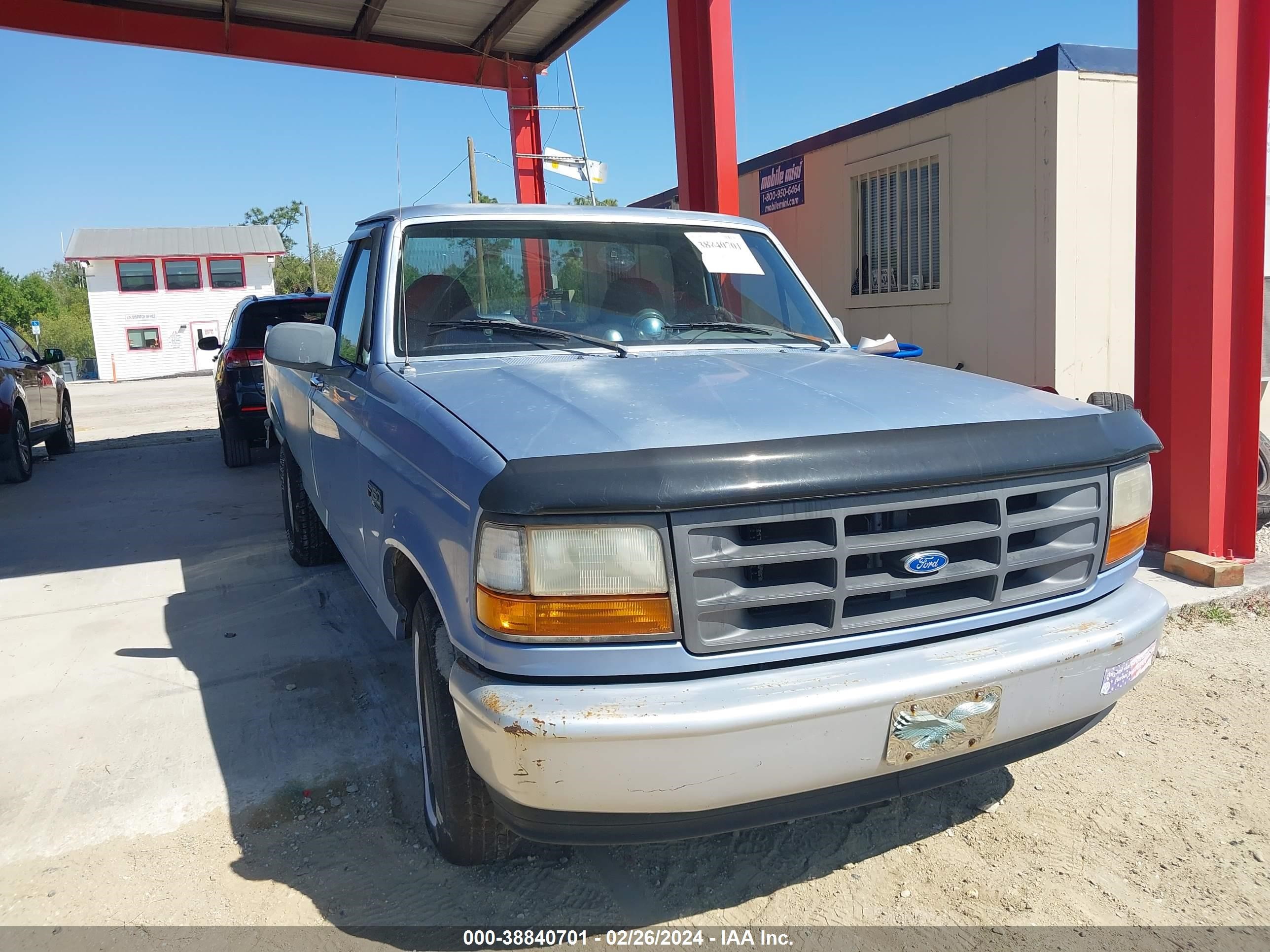 FORD F-150 1996 1ftef15y7tna27020