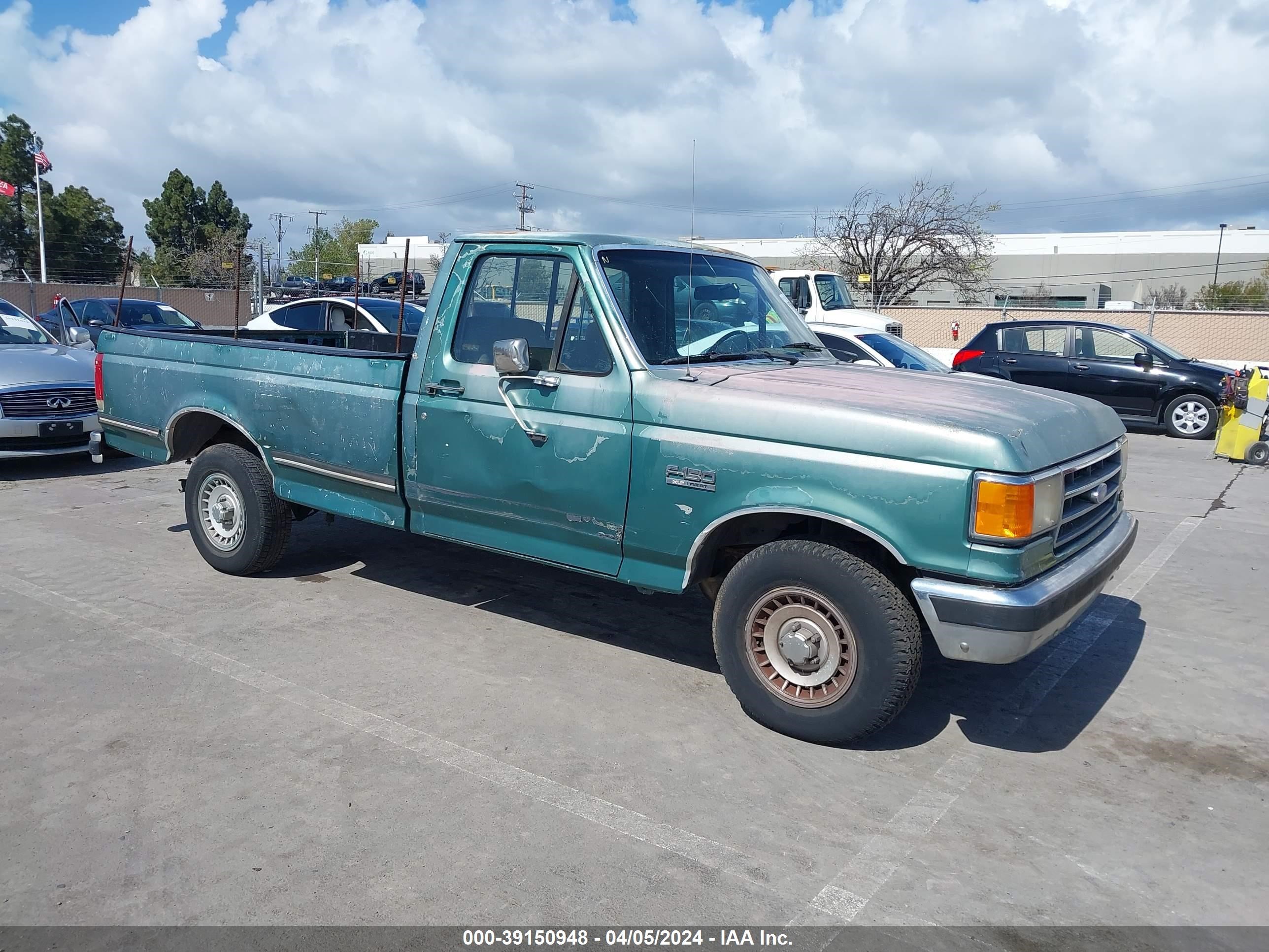 FORD F-150 1990 1ftef15y8lpa38760