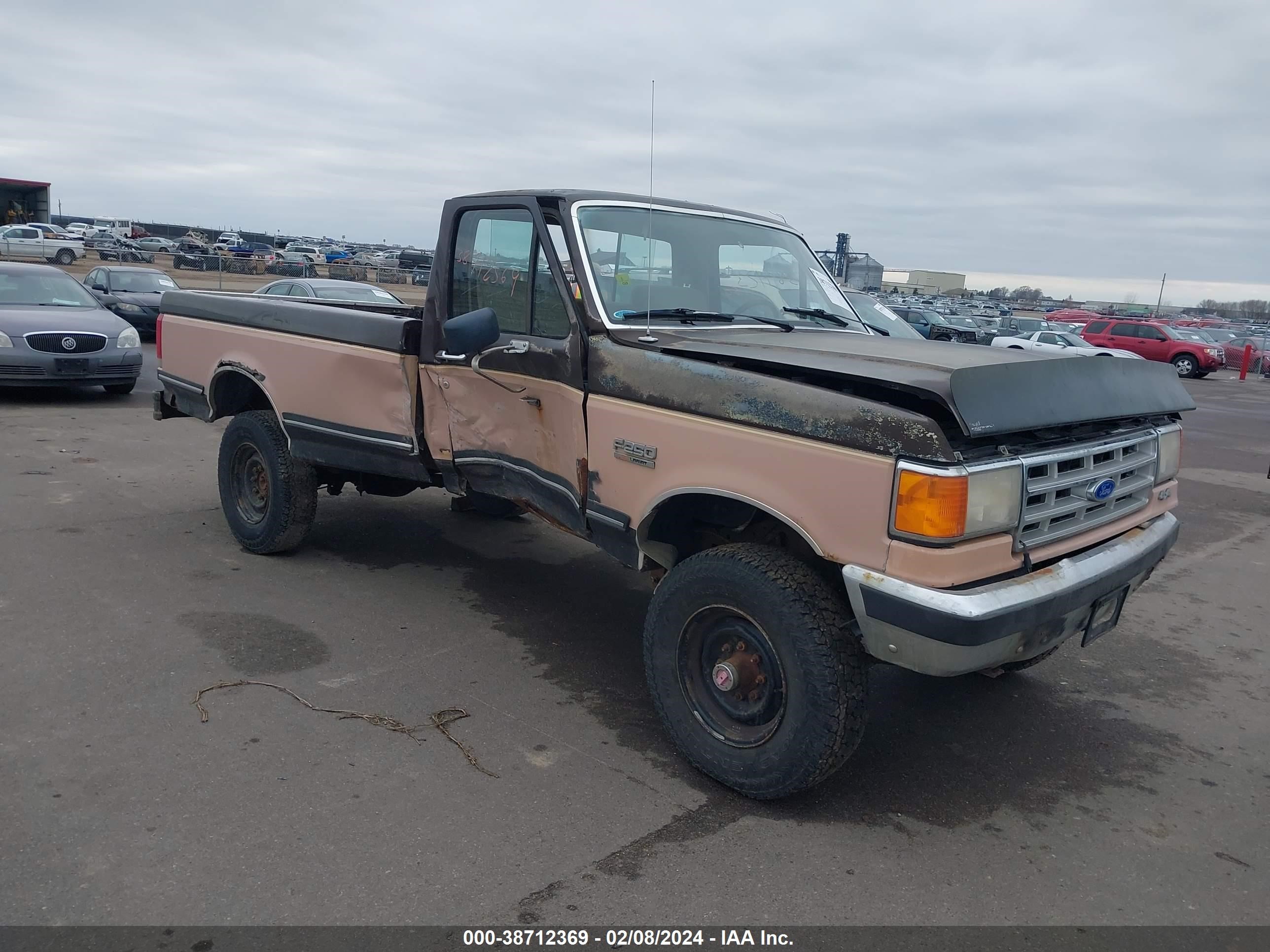 FORD F250 1988 1ftef26h1jpa55949